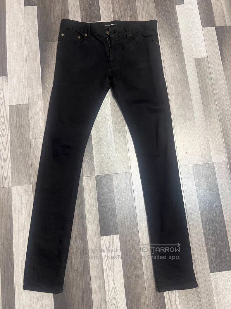 Saint Laurent Paris Saint Laurent Paris Black Trousers Size US 32 / EU 48 - 1 Thumbnail