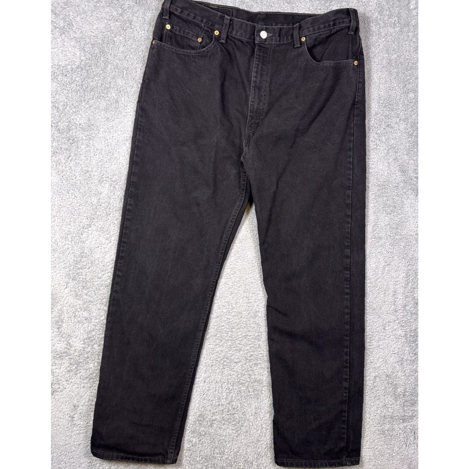 Levi's VINTAGE Levi's 505 Jeans Men 38x32 Paper Tag 1999 Canada Charcoal Wash Distressed Reg Straight Shirt Pants? Size US 38 / EU 54 - 2 Thumbnail