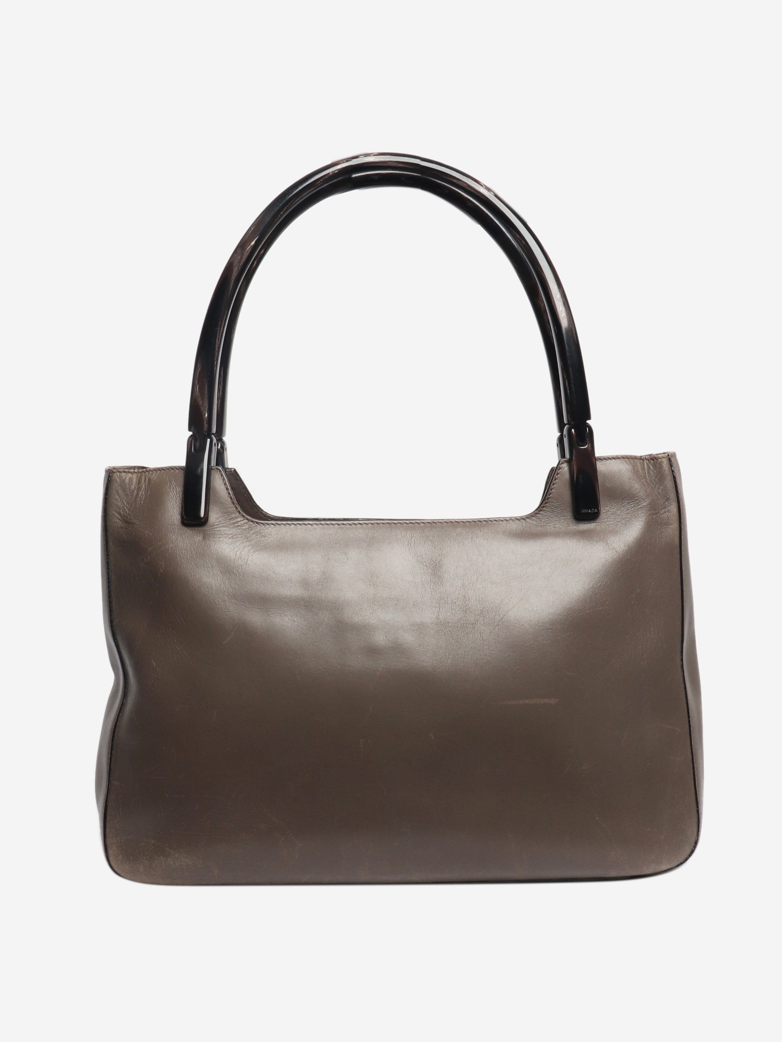 Brown Vintage Leather Shoulder Bag, Women's