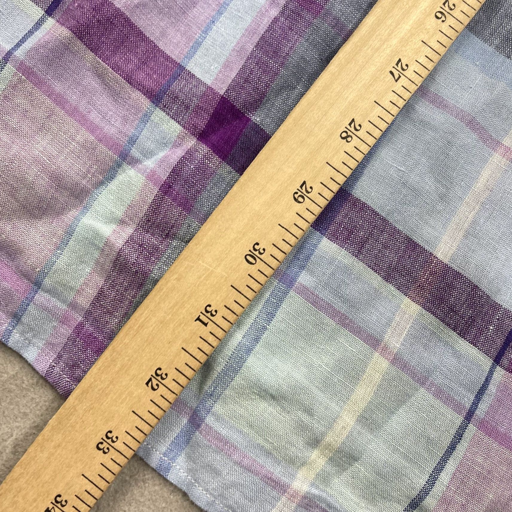 Vineyard Vines Vineyard Vines Shirt Mens Large Blue Purple Classic Fit Murray 100% Linen Whale Size US L / EU 52-54 / 3 - 8 Thumbnail