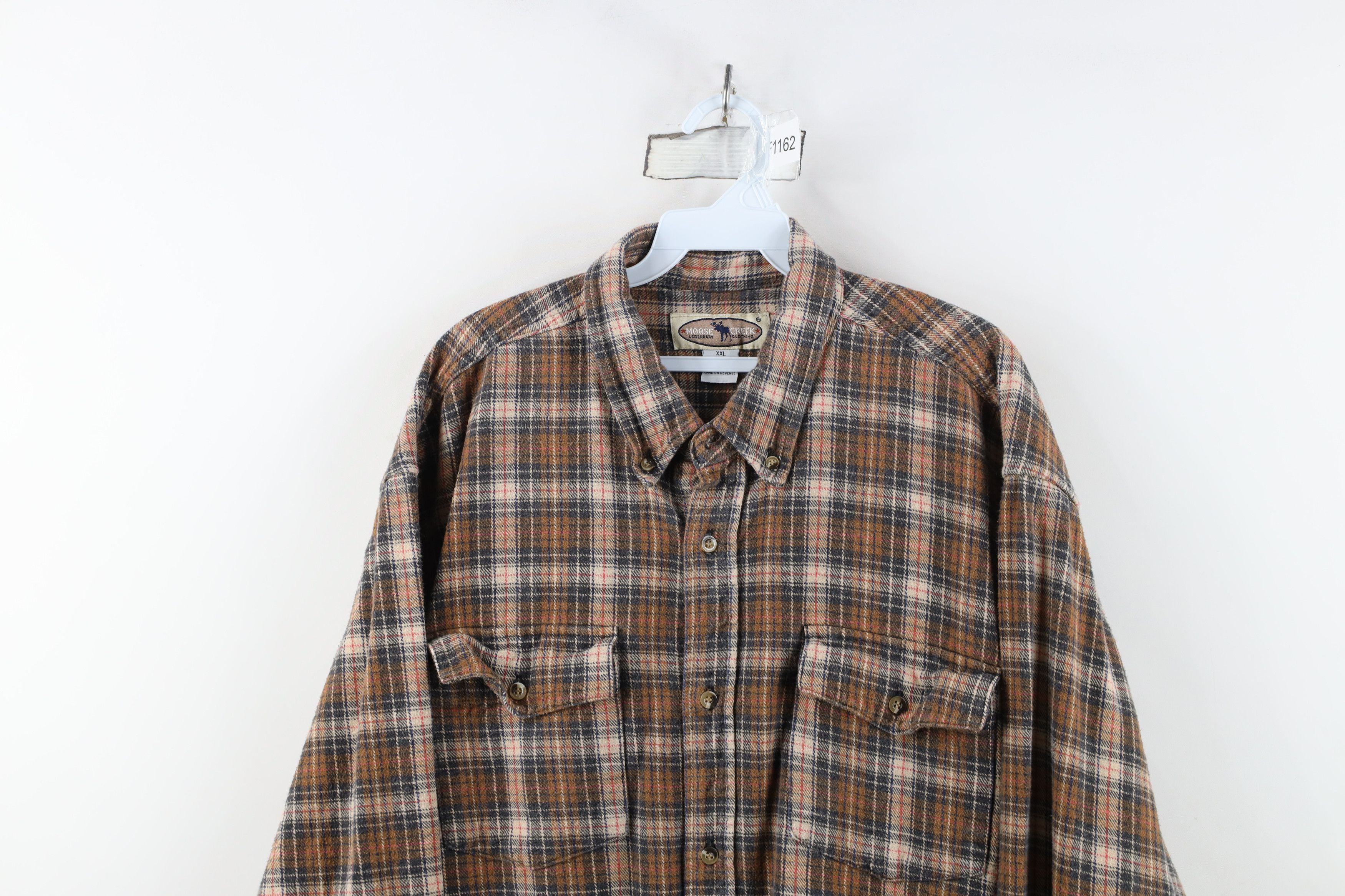 Vintage Vintage 90s Y2K Streetwear Heavyweight Button Down Shirt Size US XXL / EU 58 / 5 - 2 Thumbnail