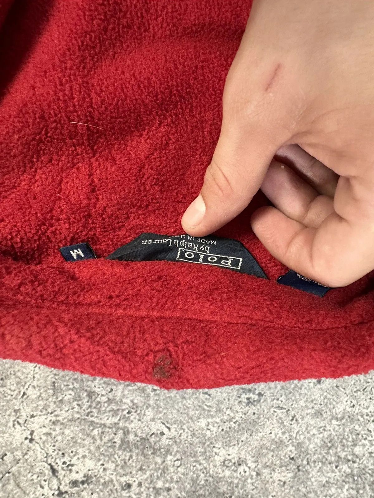 RRL Ralph Lauren Vintage Polo Ralph Lauren fleece Jacket full zip Distressed Size US M / EU 48-50 / 2 - 10 Thumbnail