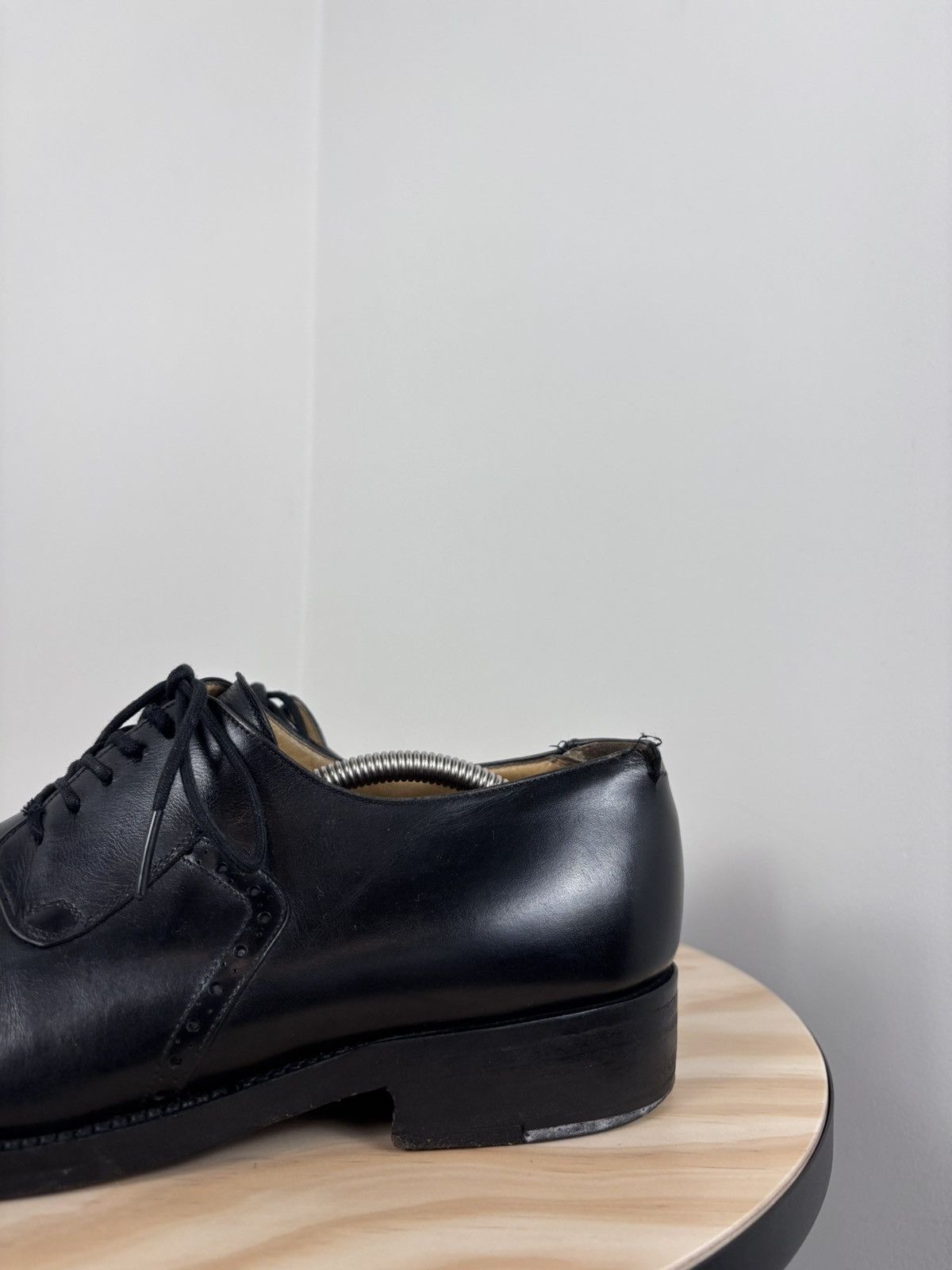 Handmade Regain Handmade Men’s Black Leather Oxford Dress Shoes Size US 9 / EU 42 - 11 Thumbnail