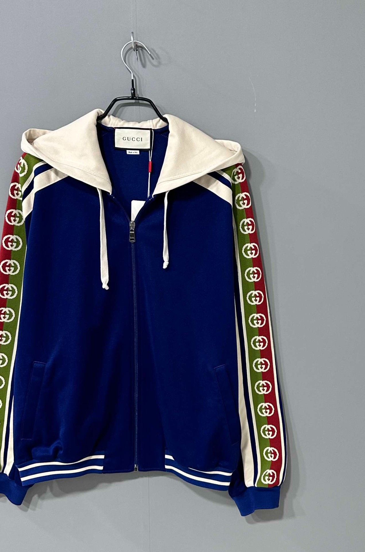Gucci Gucci Double G string logo hooded jacket 2501-Nextarrow Size US S / EU 44-46 / 1 - 2 Thumbnail