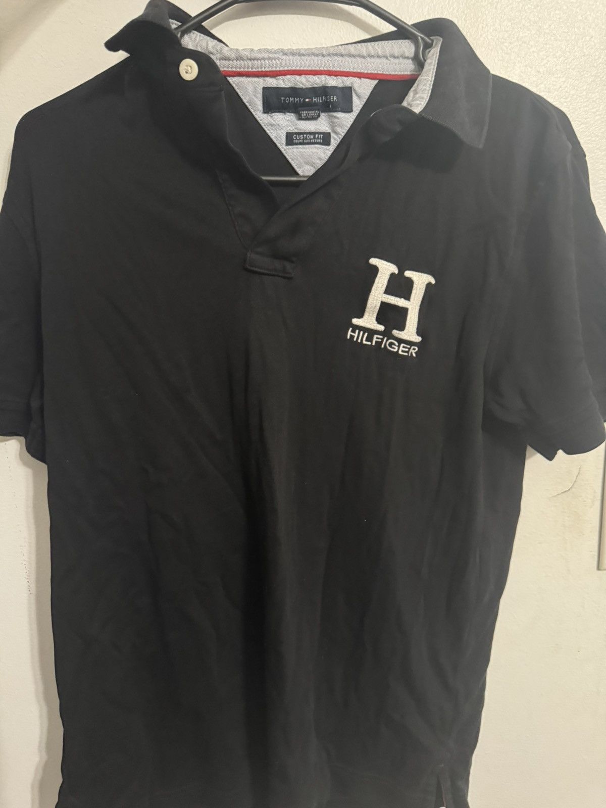 Tommy Hilfiger Black Tommy Hilfiger Short Sleeve Size US S / EU 44-46 / 1 - 1 Thumbnail