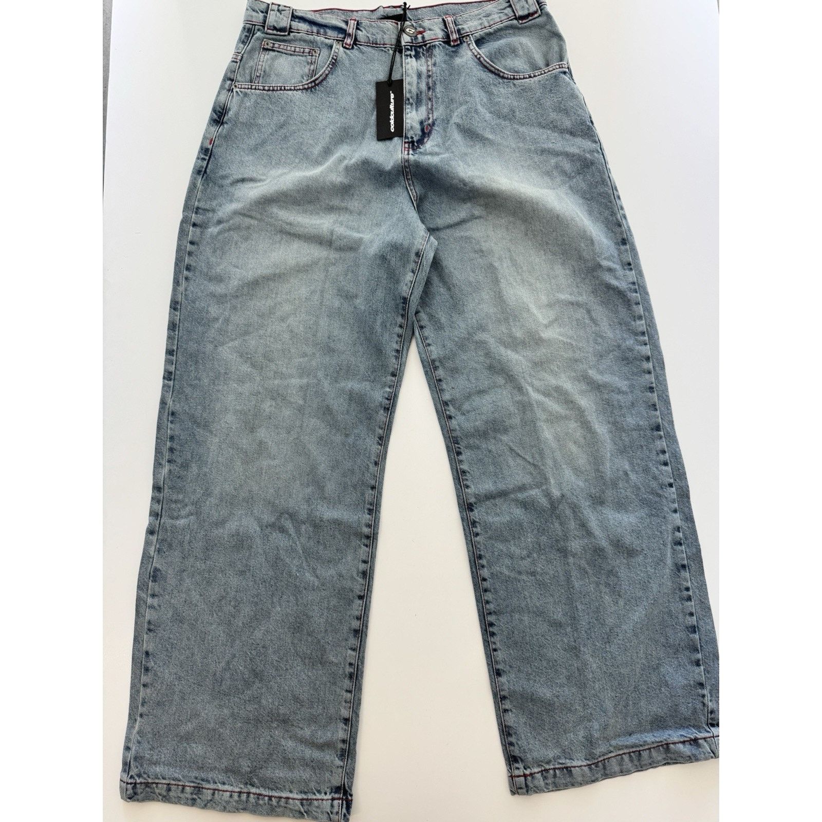 Other Cold Culture V1 Pants Blue Denim Unisex Size Large NWT Size US 34 / EU 50 - 3 Thumbnail