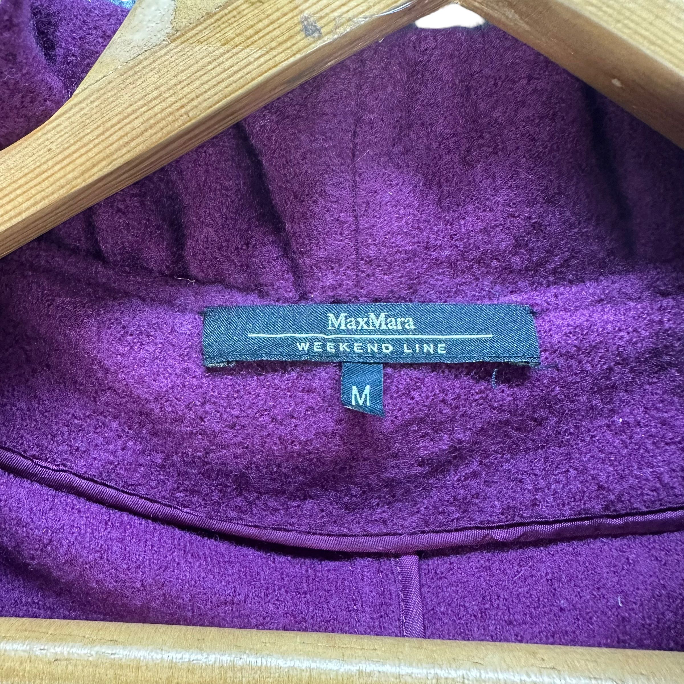 Max Mara MAX MARA WOOL CROP JACKET #8044-198 Size M / US 6-8 / IT 42-44 - 6 Thumbnail