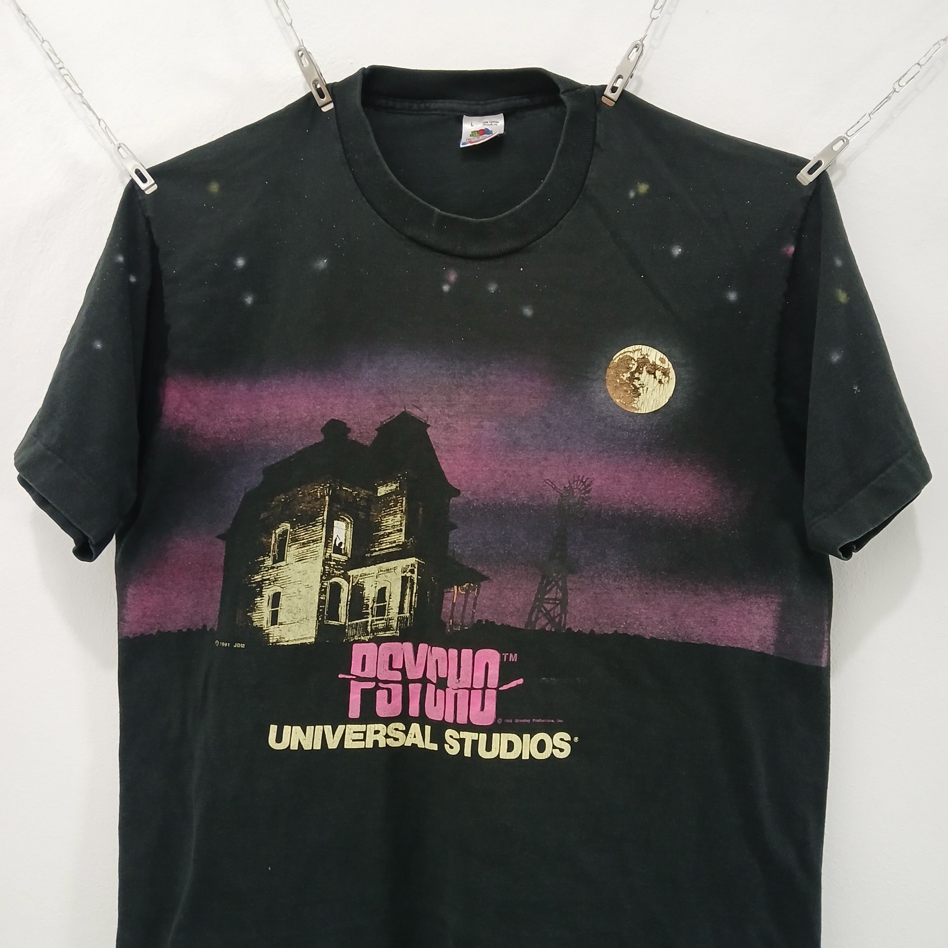 Universal Studios PSYCHO Universal Studios Movie Vintage Tee 1991 Size US L / EU 52-54 / 3 - 2 Thumbnail