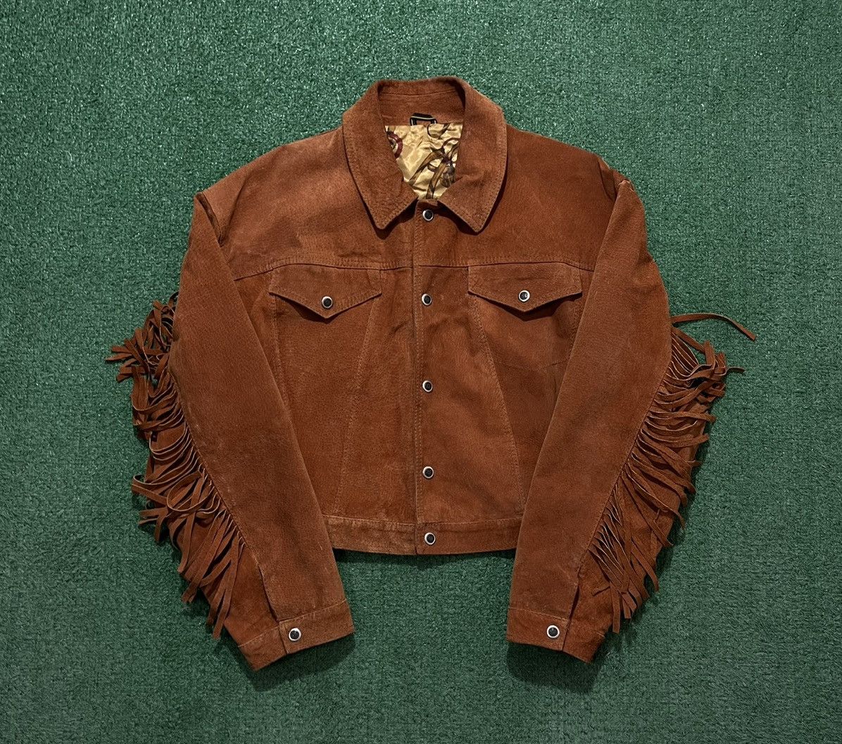 Leather × Vintage Real Leather Jacket Vintage Boxy Vera Pelle Size M / US 6-8 / IT 42-44 - 1 Thumbnail