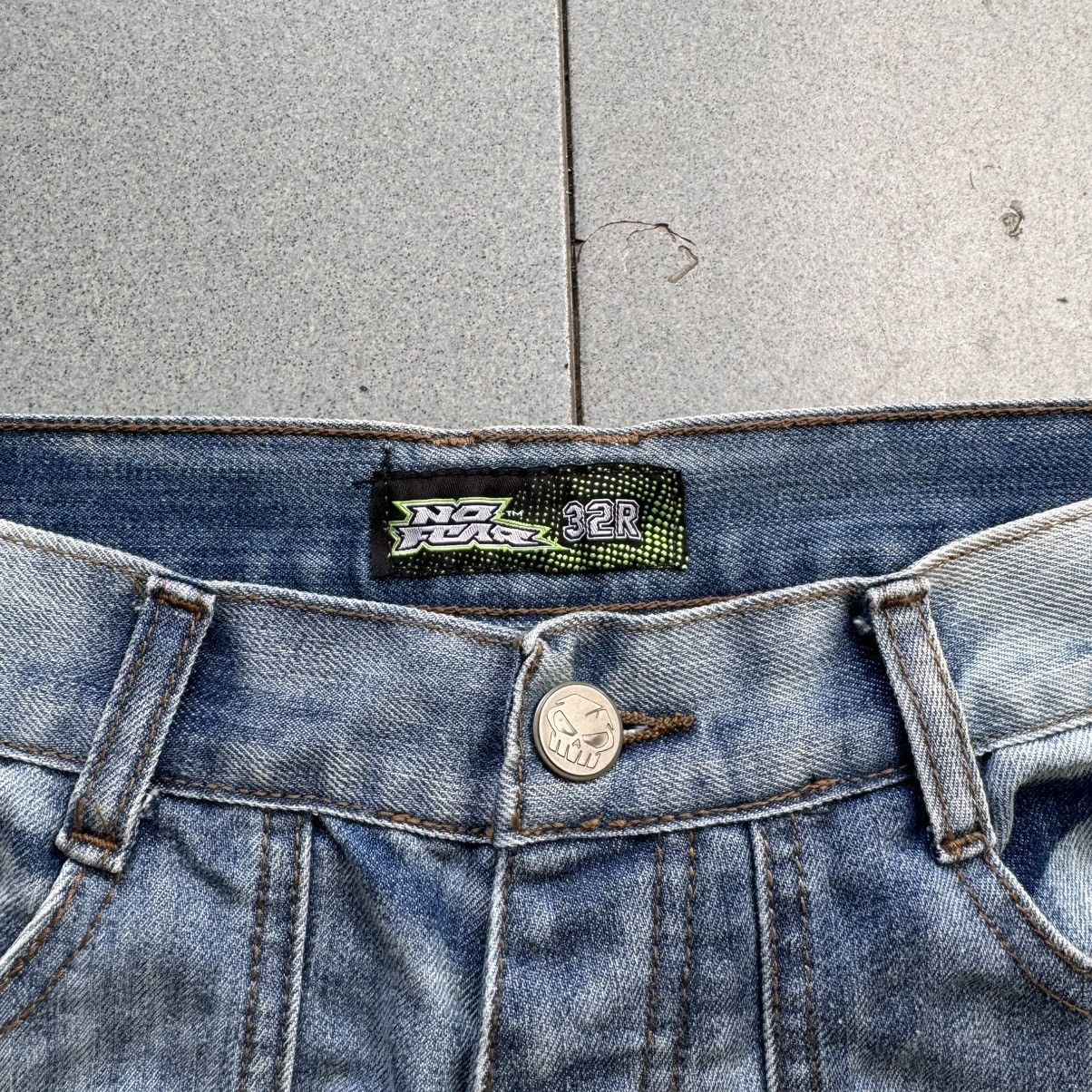 Other Vintage No Fear Bush Pants Pocket Baggy Y2K Size US 31 - 4 Thumbnail