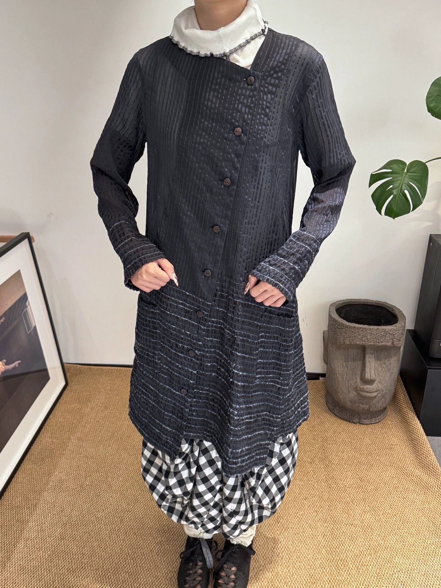 Issey Miyake Issey Miyake Wavy Knot Jacket Size 2 Vintage Size M / US 6-8 / IT 42-44 - 1 Thumbnail