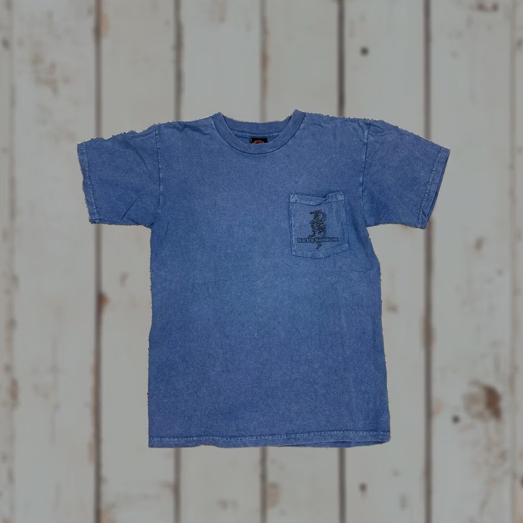 Harley Davidson VINTAGE Harley-Davidson T-Shirt Blue Men M Las Vegas Nevada Y2K Las Vegas Nevada Blue Size US M / EU 48-50 / 2 - 1 Thumbnail