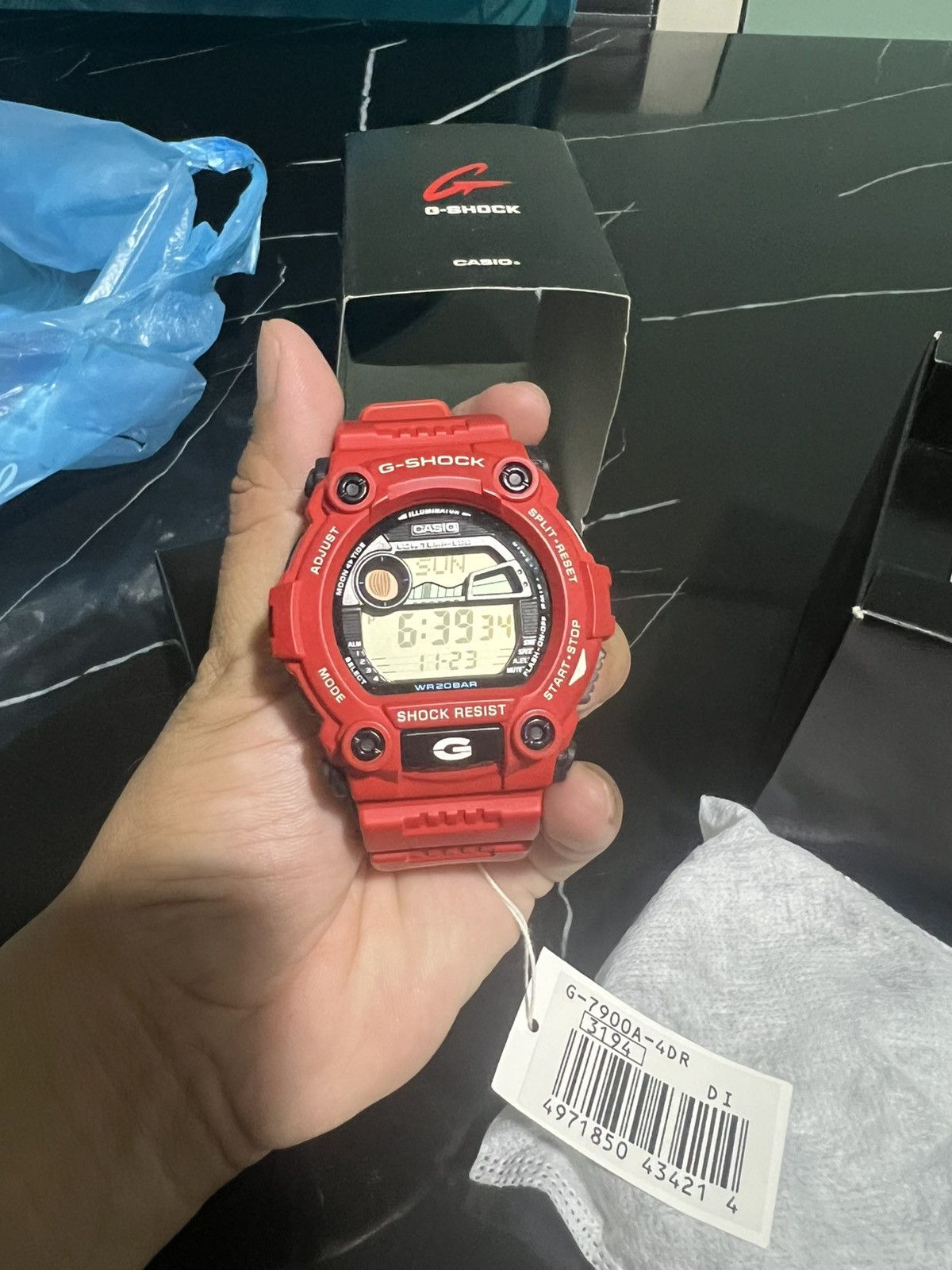 G Shock G Shock Casio Red Watch Size ONE SIZE - 1 Thumbnail