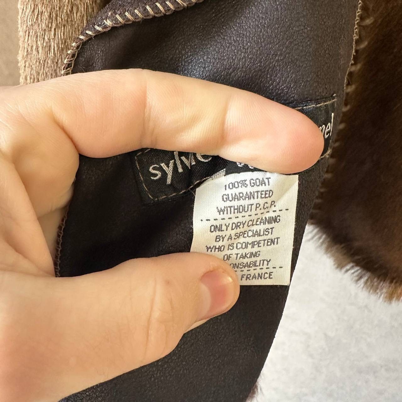 Other Luxury Sylvie Schimmel Fur Light Jacket Woll France Goat Size XS / US 0-2 / IT 36-38 - 8 Thumbnail