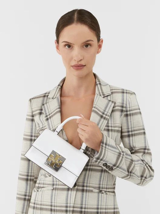 Tory Burch o1s22i1n1024 Size: OS / Bon Bon Top-Handle Mini Bag in White Size ONE SIZE - 4 Thumbnail