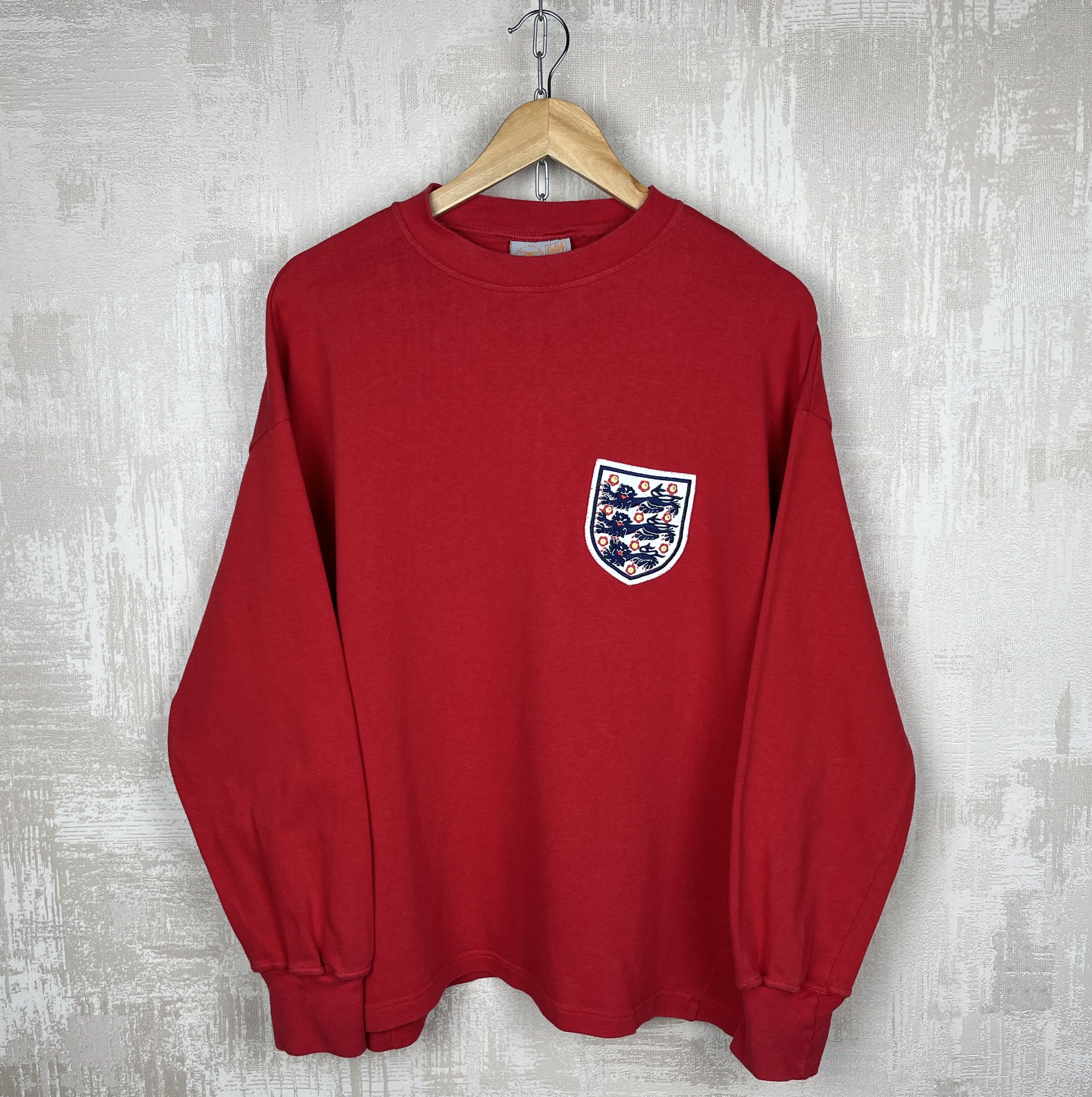 Toffs England Retro Replica 1966 World Cup Away Soccer Jersey Size US XL / EU 56 / 4 - 1 Thumbnail