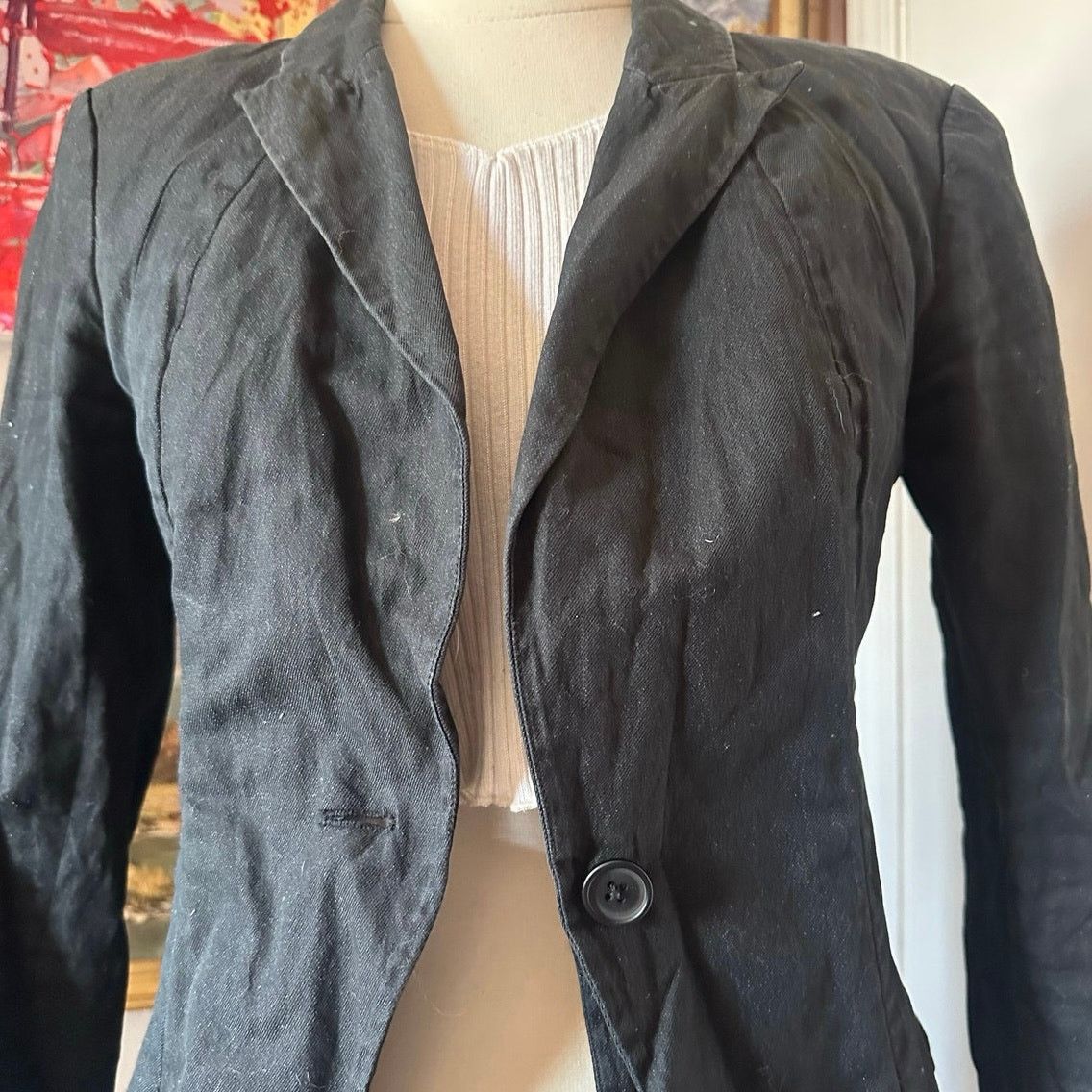 Bebe bebe black button up blazer long sleeve Size M / US 6-8 / IT 42-44 - 2 Thumbnail