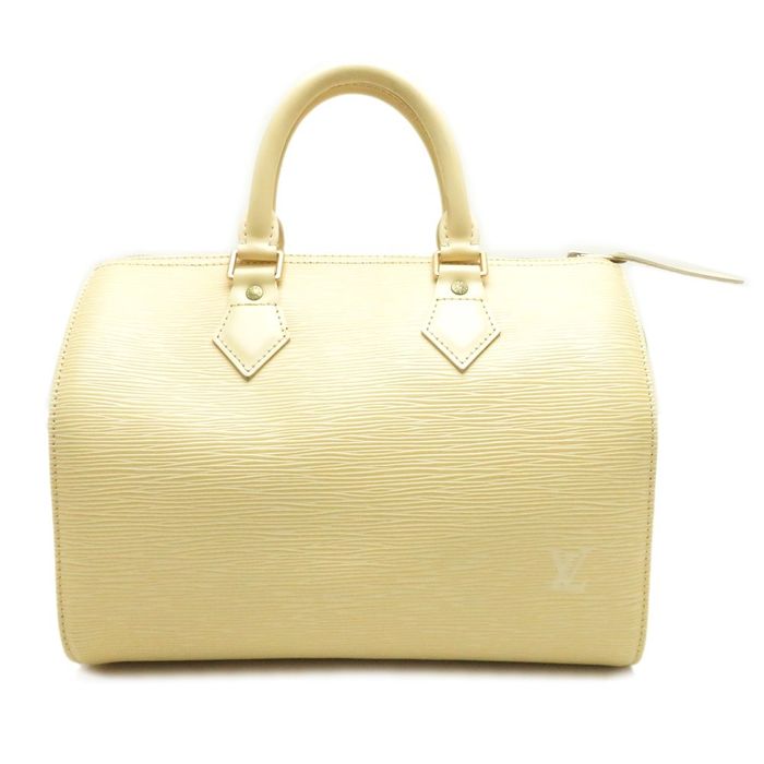 Louis Vuitton Louis Vuitton Epi Speedy 25 Vanilla Shoulder Bag White