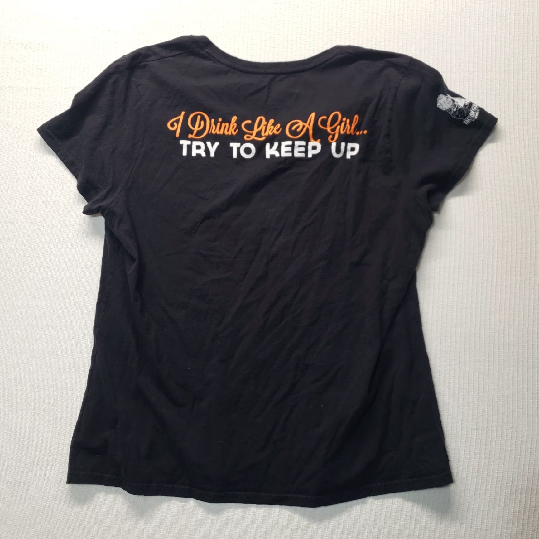 CO Parkway Brewing Co Beer Broads Black Short Sleeve Adult Women's XL Shirt Size 40" / US 18 - 7 Thumbnail