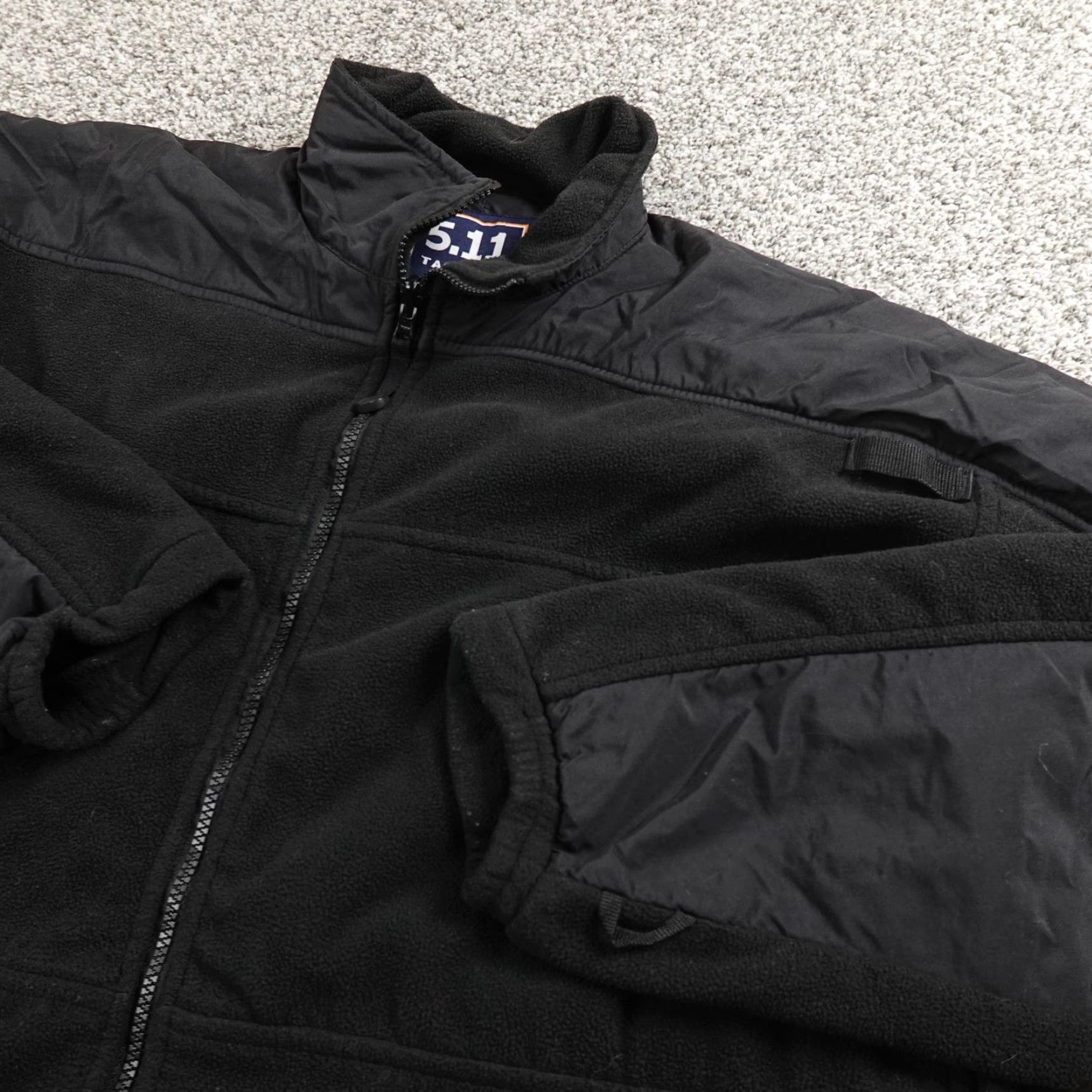 Vintage NEW 5.11 Tactical Jacket Mens L Black Fleece Full Zip Military Coat Top Size US L / EU 52-54 / 3 - 2 Thumbnail