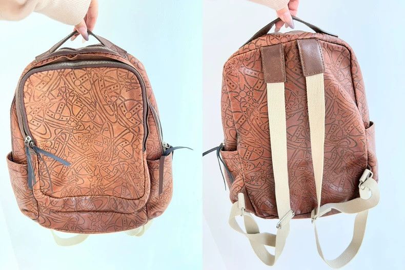 Other Vivienne Westwood size os Brown full stamp Saturn backpack Size ONE SIZE - 6 Thumbnail
