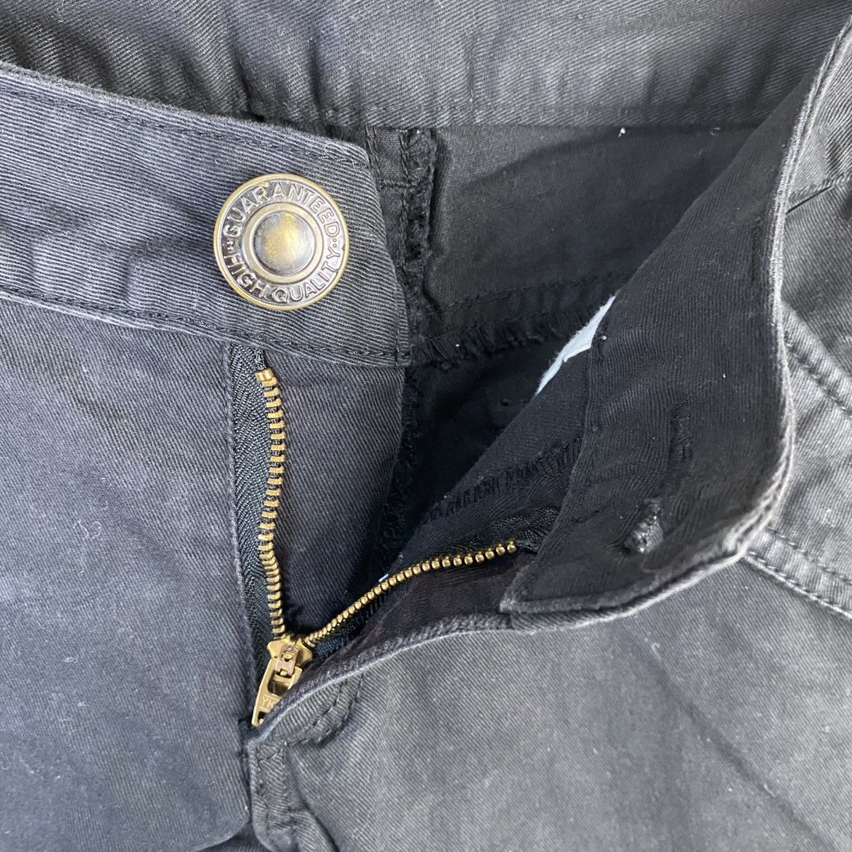 Japanese Brand DL Grazie Black Cargo Multipocket Pants #C926 Size US 26 / EU 42 - 14 Thumbnail