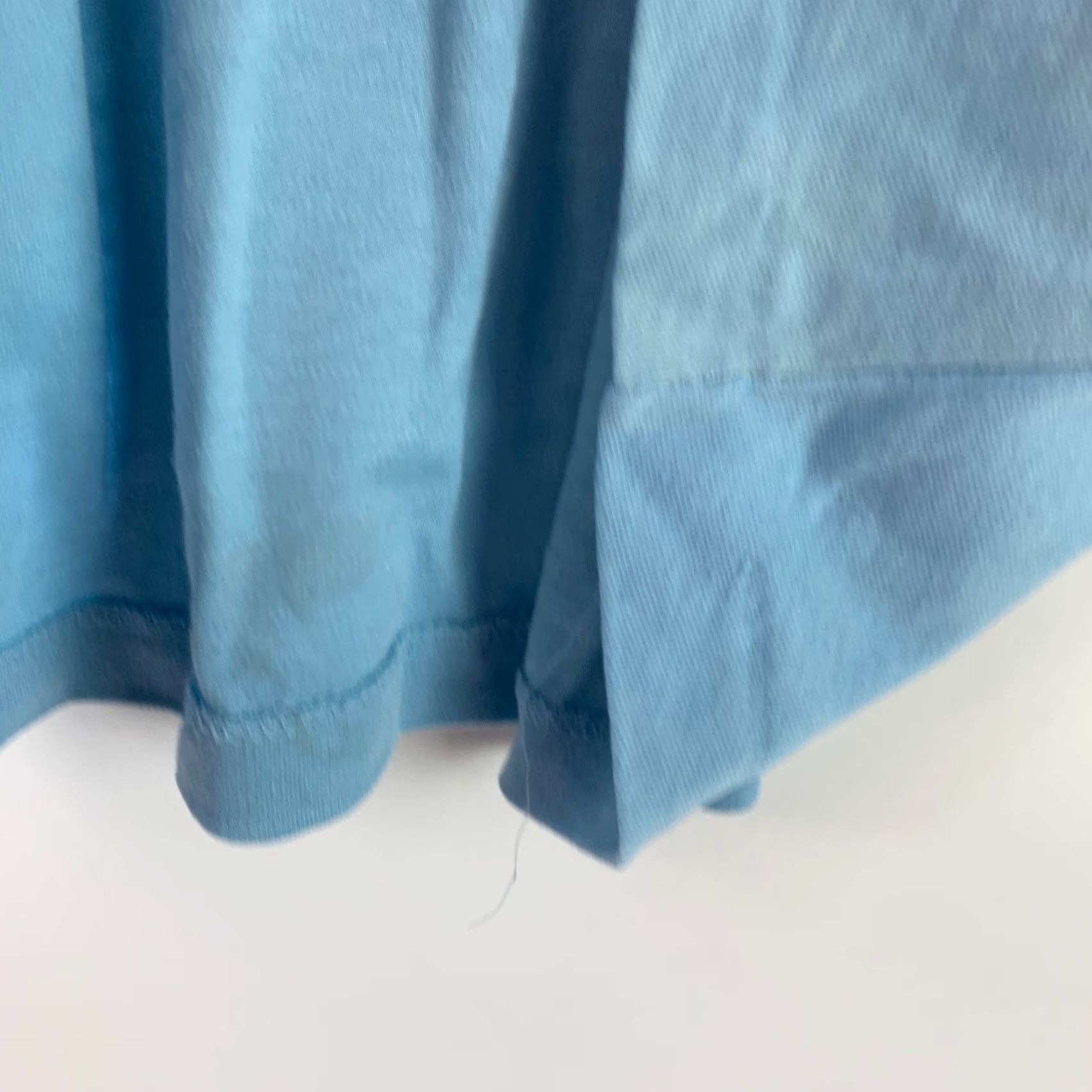 Vintage VINTAGE Polo Shirt Campus Le Tigre Blue Short Sleeve XL Mens Polo Shirt 1970s Cotton Blend USA Size US XL / EU 56 / 4 - 5 Thumbnail
