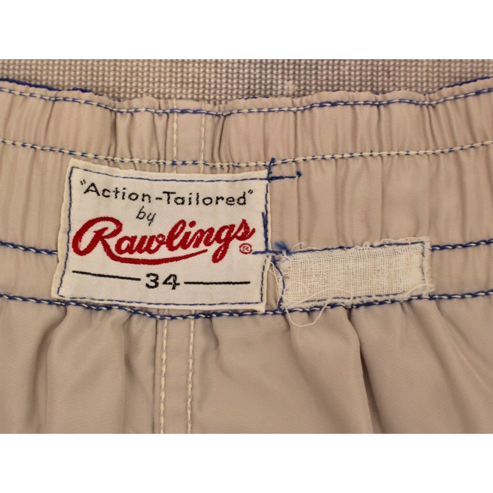 Vintage VINTAGE Rawlings Men's 50s Athletic Shorts Shirt 34 Grey 1950s Mens Men’s Shorts? Size US 34 / EU 50 - 5 Thumbnail
