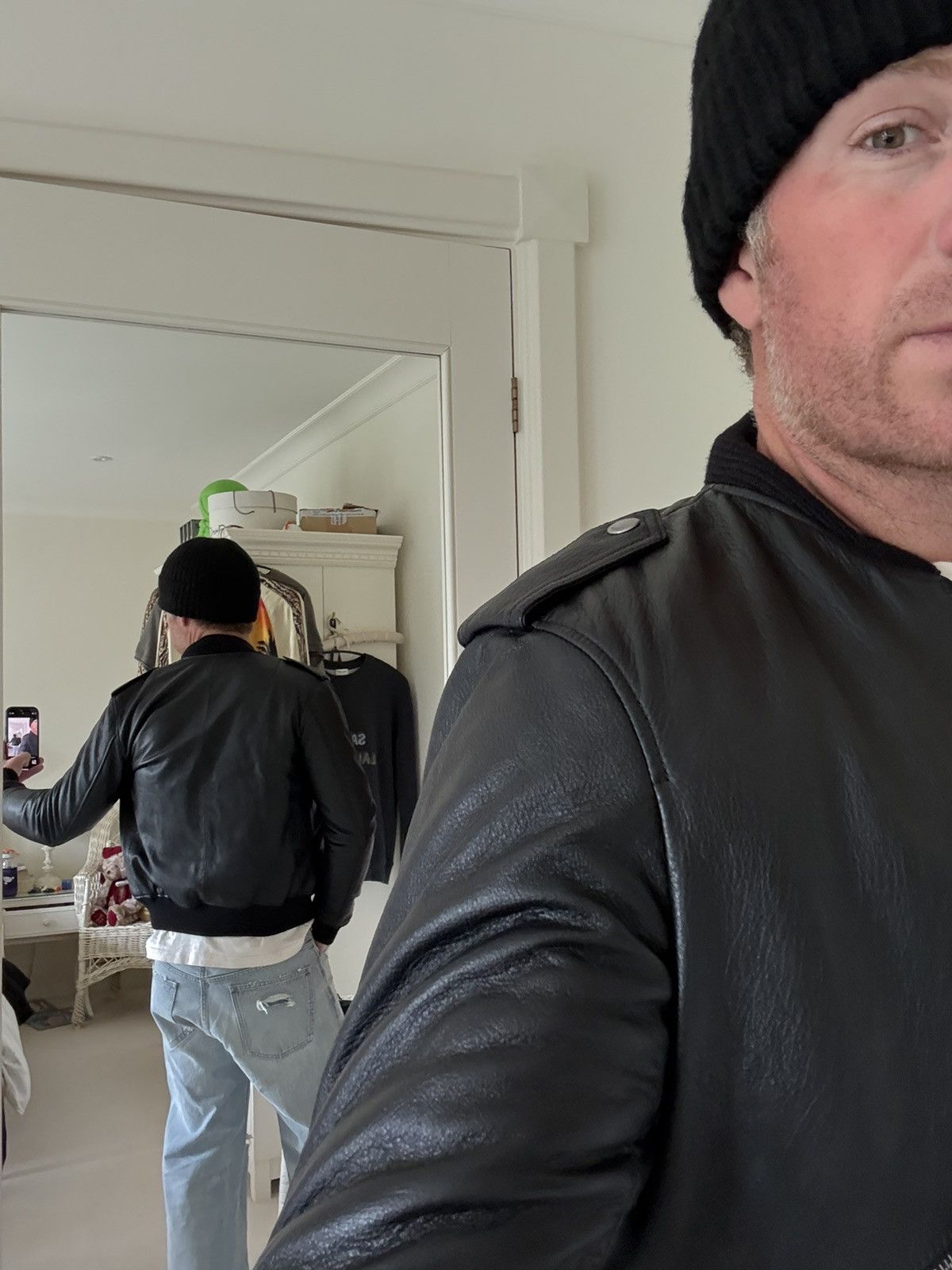 Saint Laurent Paris FW19 Saint Laurent multi zip leather bomber teddy jacket 46 Size US S / EU 44-46 / 1 - 8 Thumbnail