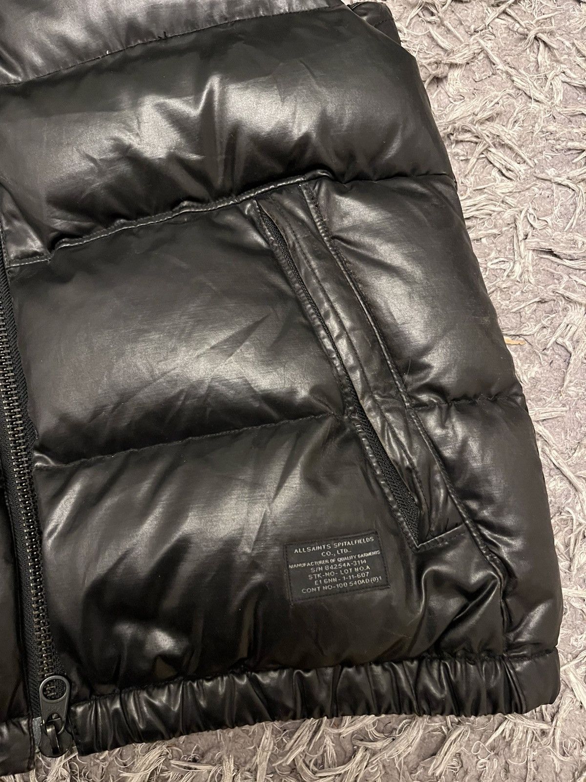 Allsaints Rick owens avant garde natural down archive waxed puffer Size US XL / EU 56 / 4 - 8 Thumbnail