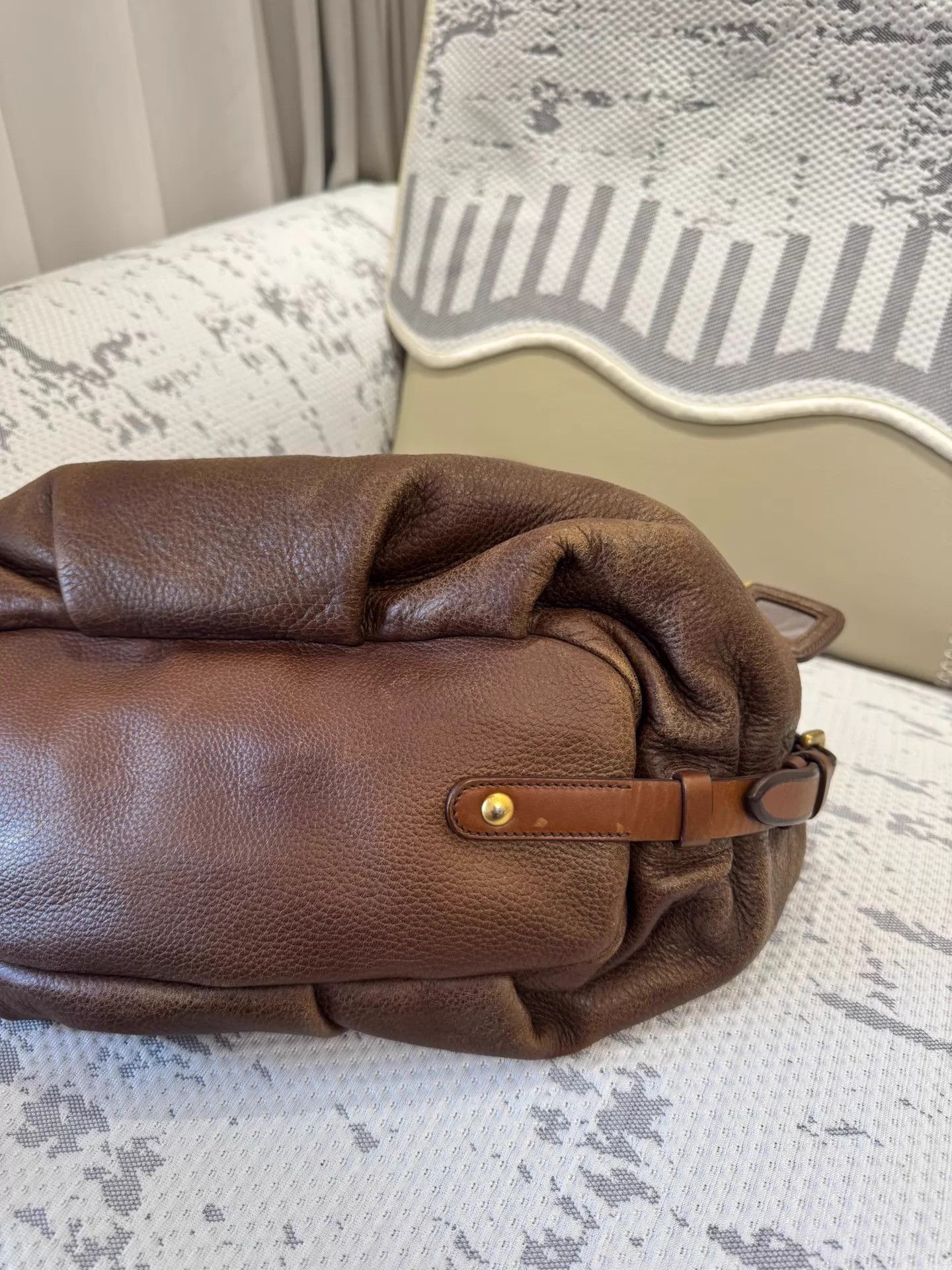 Prada Prada women's Cloud Bag Brown 44x22x23 Size ONE SIZE - 6 Thumbnail