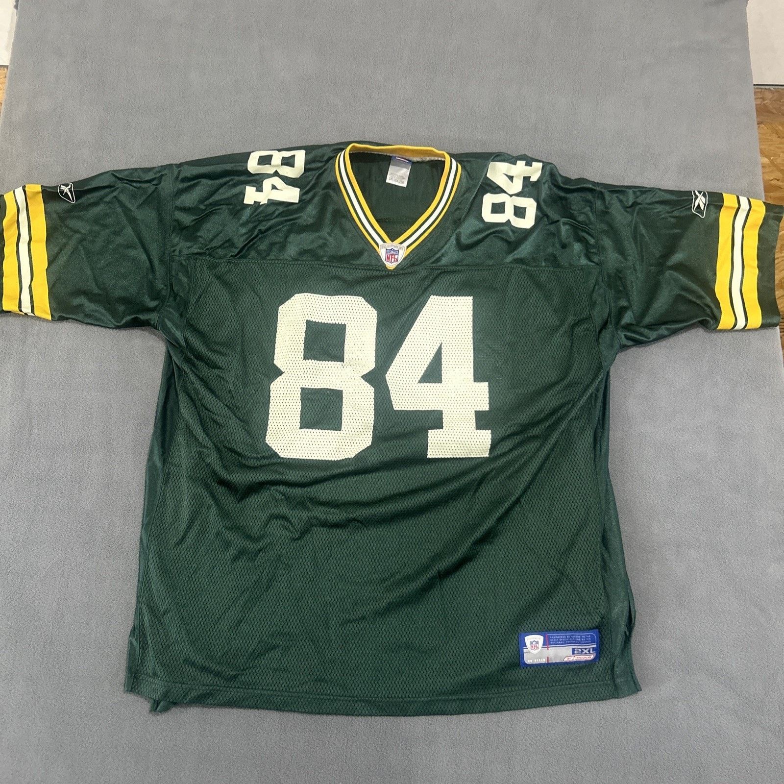 Reebok Javon Walker Green Bay Packers #84 Reebok Jersey Sixe 2XL Size US XXL / EU 58 / 5 - 1 Thumbnail