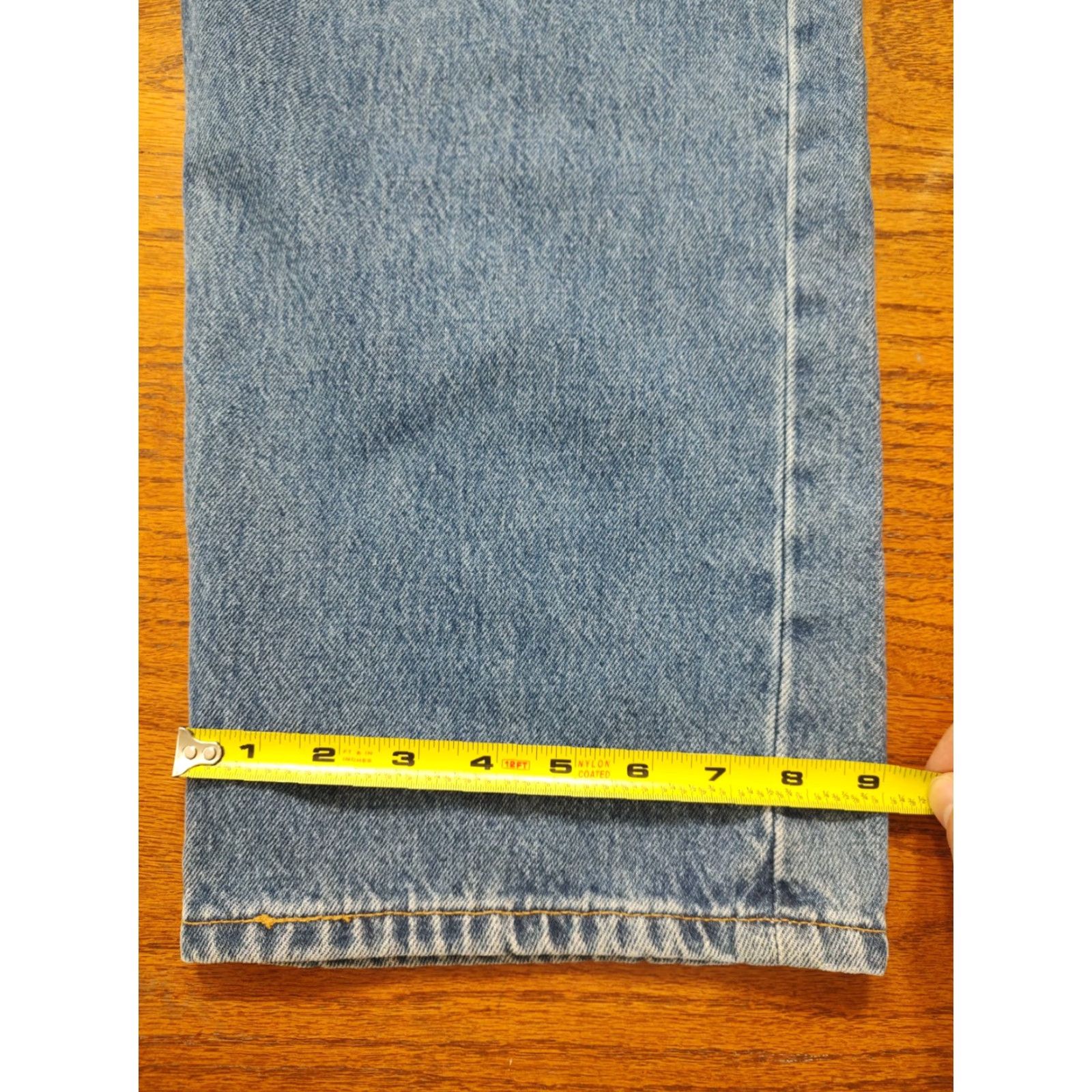 Levi's VINTAGE Levi's 501 Jeans Mens 40x30 Blue Denim Straight 5-Pocket Logo Red Bat Tag 90s Retro Classic Fit jeans Men Size US 40 / EU 56 - 7 Thumbnail