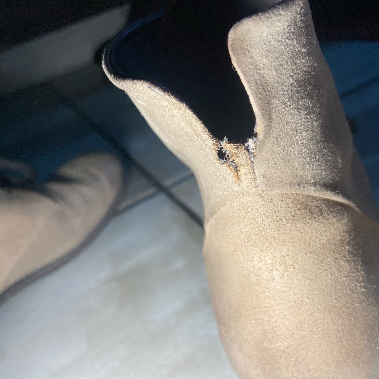 Leather × The Last Conspiracy The last conspiracy-ask waxed suede grey Size US 10.5 / EU 43-44 - 5 Thumbnail