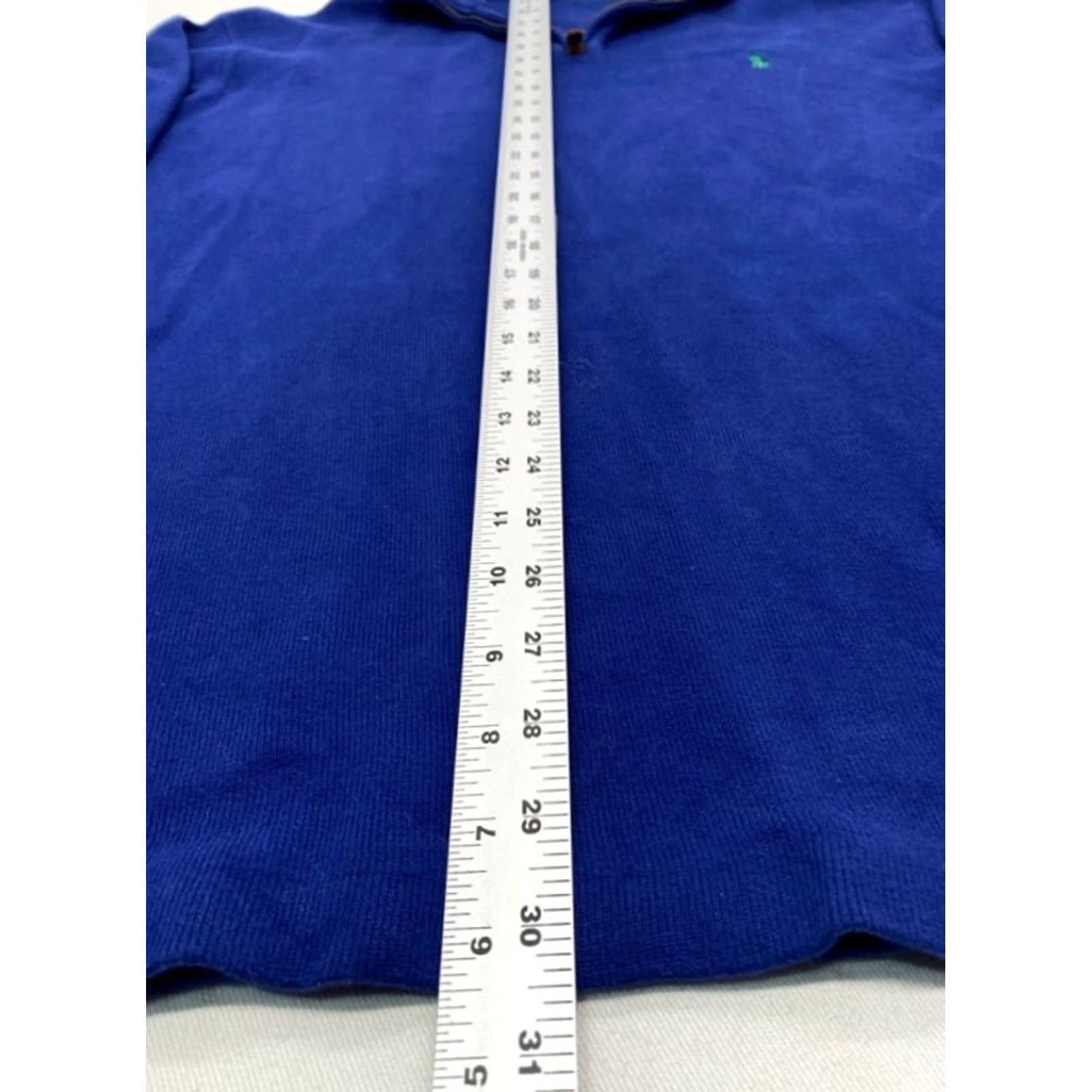 Ralph Lauren Polo Ralph Lauren 2XL Pullover Sweater 1/4 Zip Long Sleeve Blue 100% Cotton Mens Size US XXL / EU 58 / 5 - 7 Thumbnail
