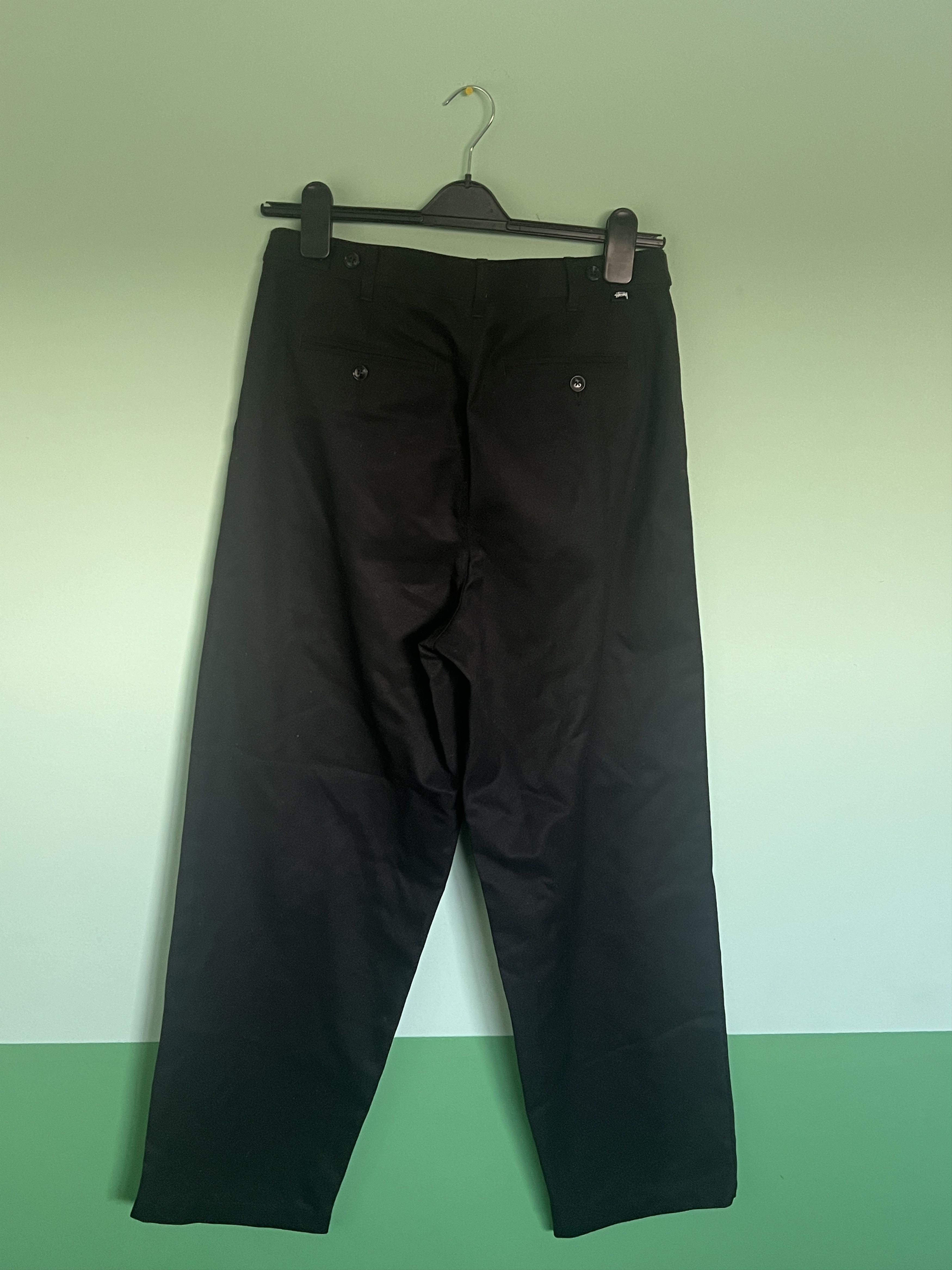 Stussy Stussy Volume Pleated Trouser - Black (Size 32) Size US 32 / EU 48 - 2 Thumbnail