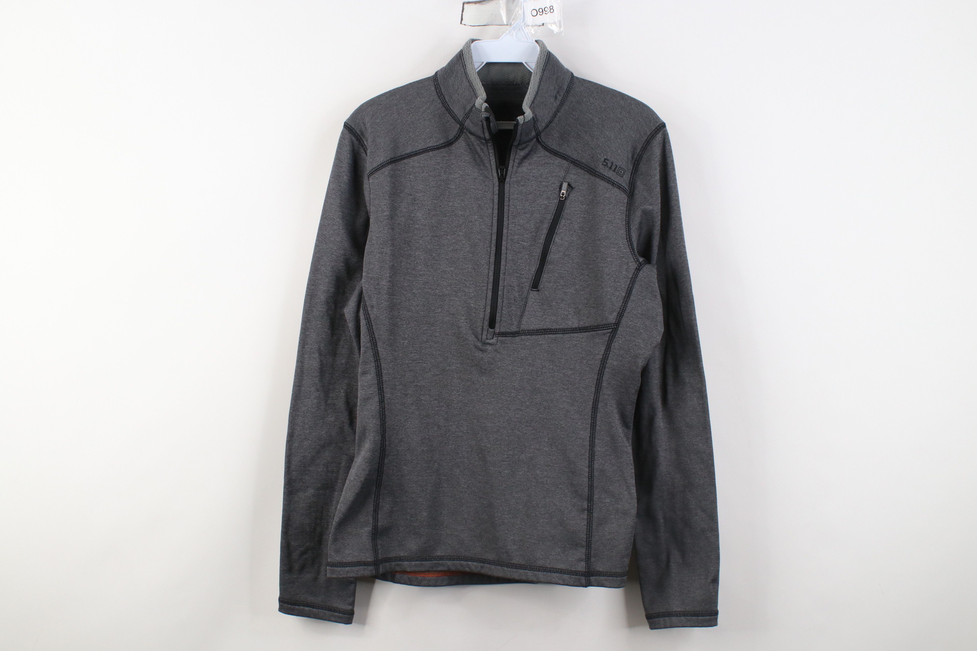 Vintage 5.11 Tactical Series Lined Half Zip Pullover Sweater Gray Size S / US 4 / IT 40 - 1 Thumbnail