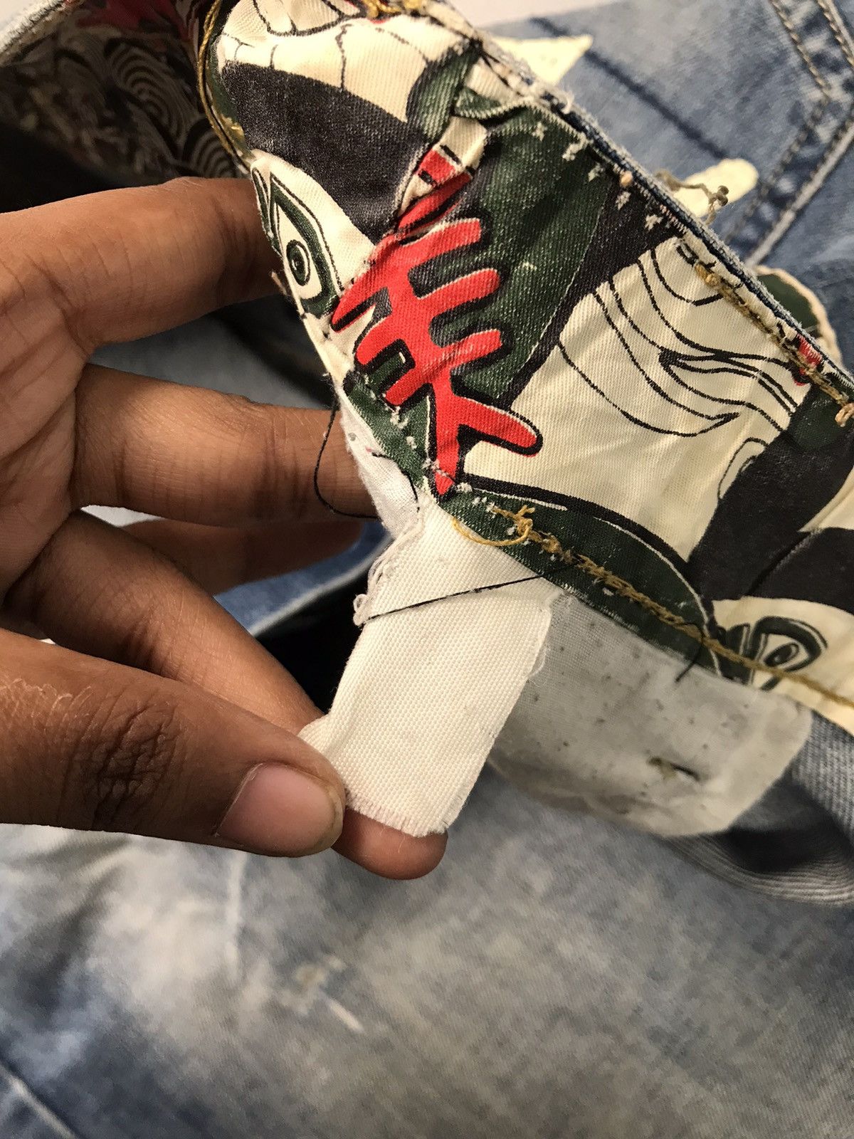 Japanese Brand Vintage Japanese brand embroidered denim Size US 36 / EU 52 - 7 Thumbnail