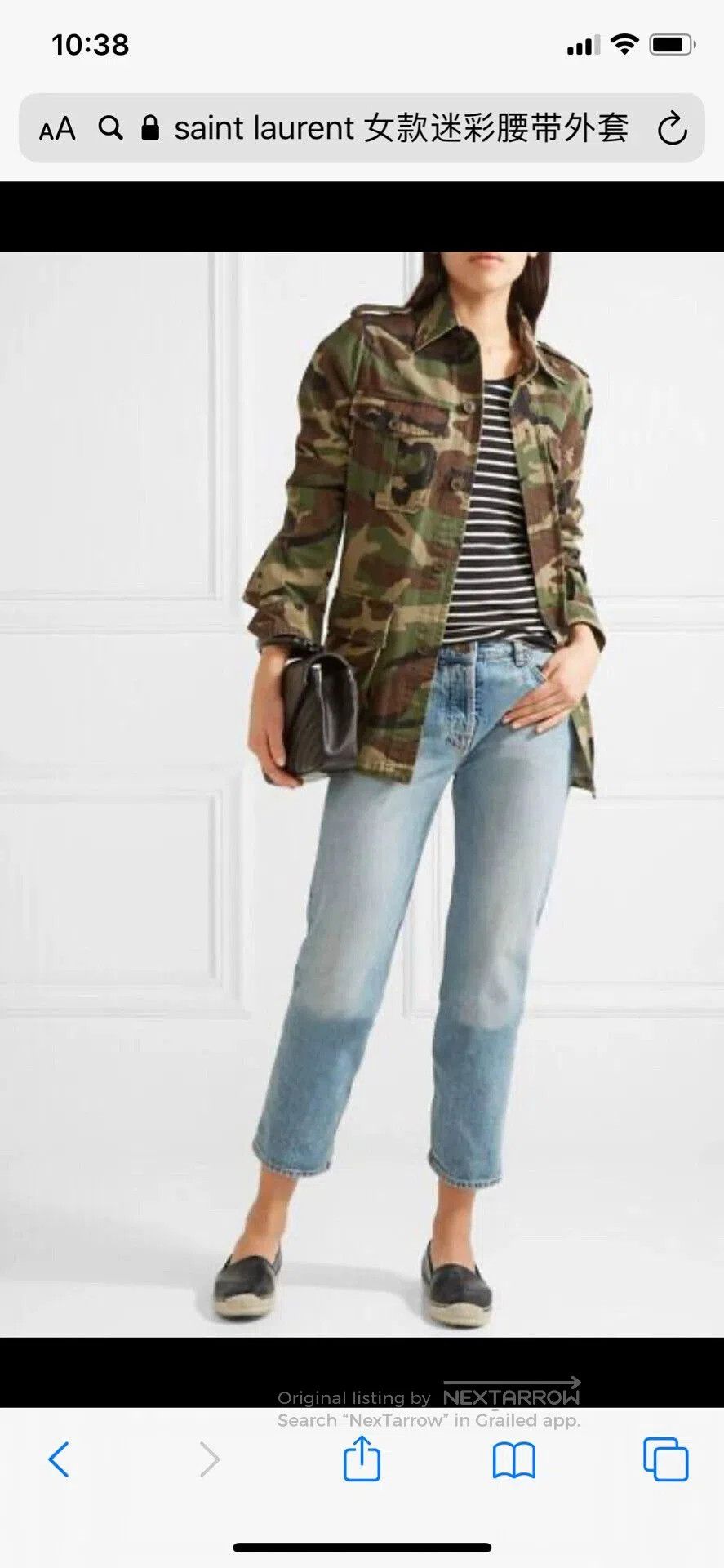 Saint Laurent Paris Saint Laurent Paris Classic camouflage jacket. Size US M / EU 48-50 / 2 - 8 Thumbnail