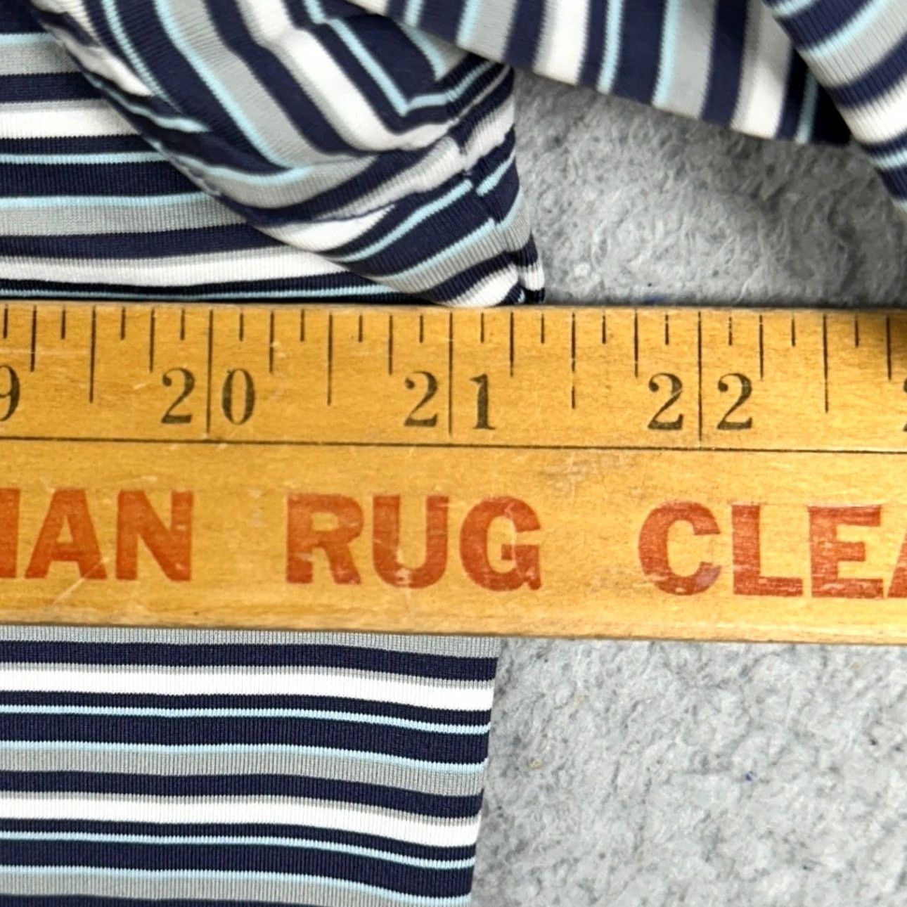 Vintage Straight Down Polo Shirt Mens M Blue Striped Golf Polo Shirt M Vintage No Size US M / EU 48-50 / 2 - 7 Thumbnail
