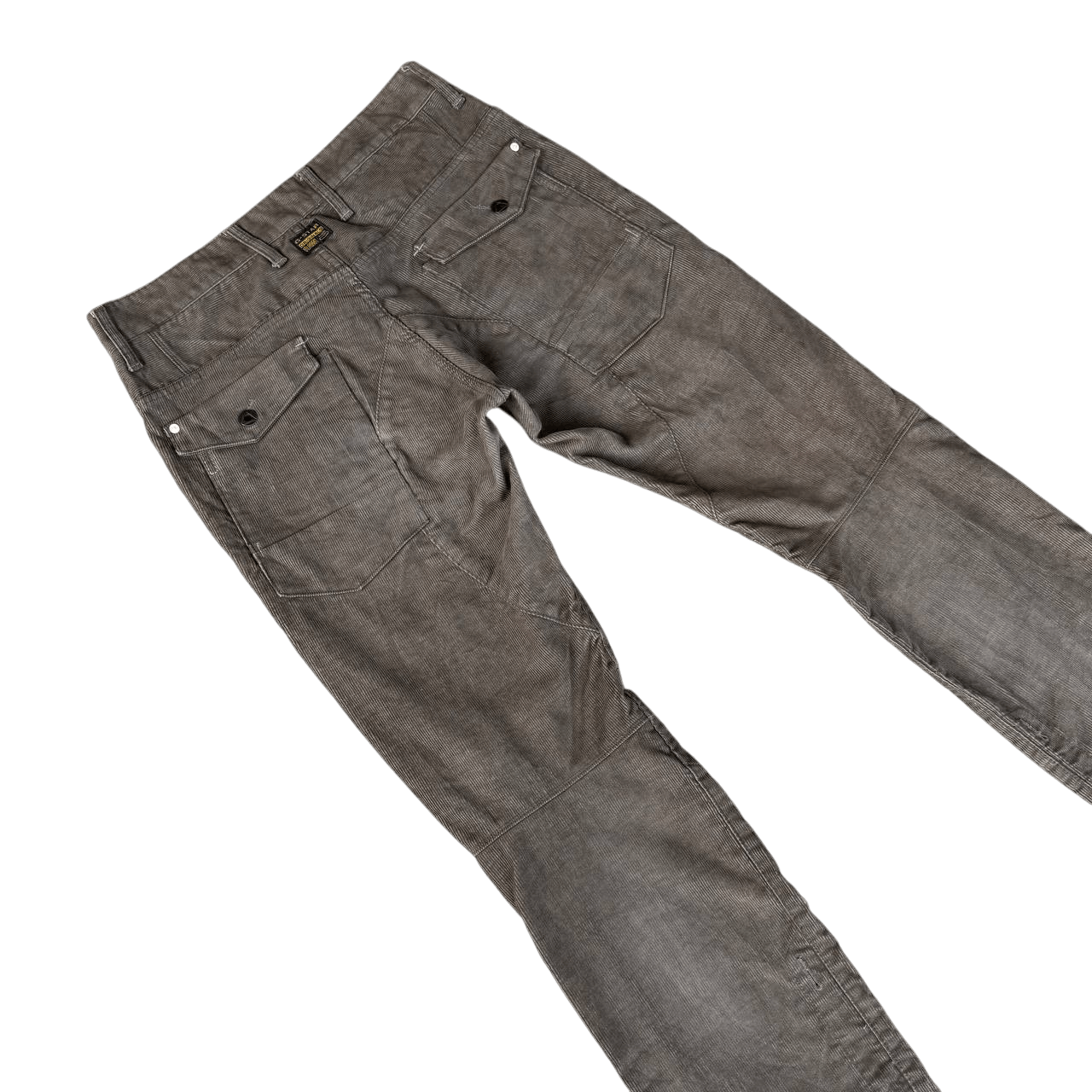 G-Star G-Star Raw Elwood Corduroy Cargo Pants Utility Sage Brown Size US 32 / EU 48 - 12 Thumbnail