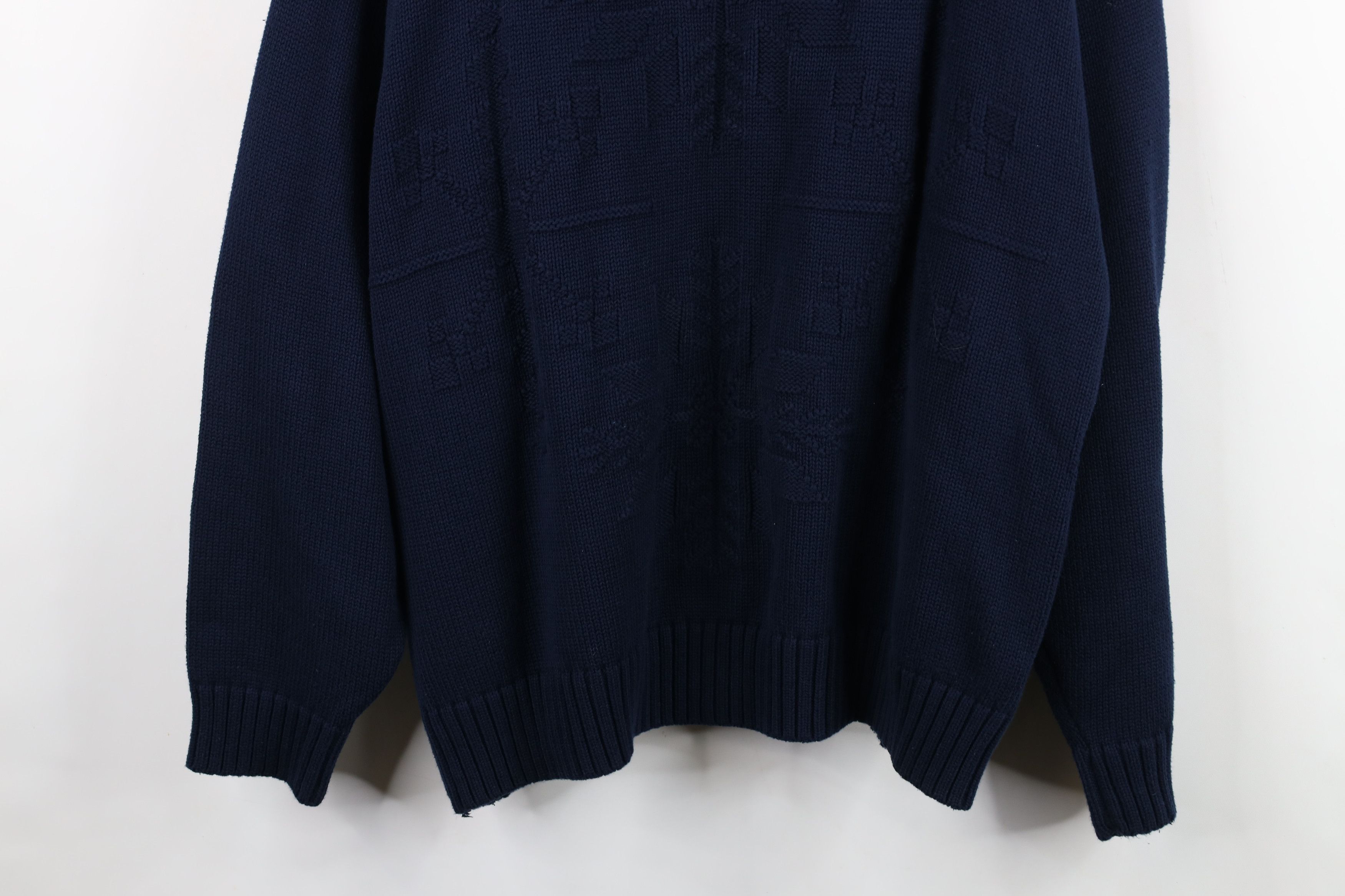 Eddie Bauer Vintage 90s Eddie Bauer Heavyweight Snowflake Sweater Cotton Size US XL / EU 56 / 4 - 3 Thumbnail