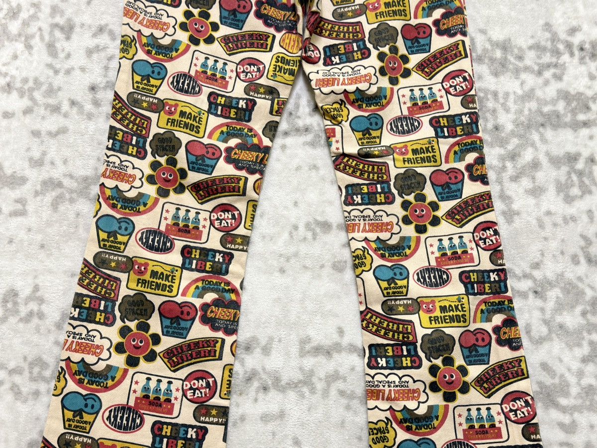 Hysteric Glamour Flare CHEEKYLIBERI Over Print Hysteric Style Design Pant Size US 26 / EU 42 - 12 Thumbnail