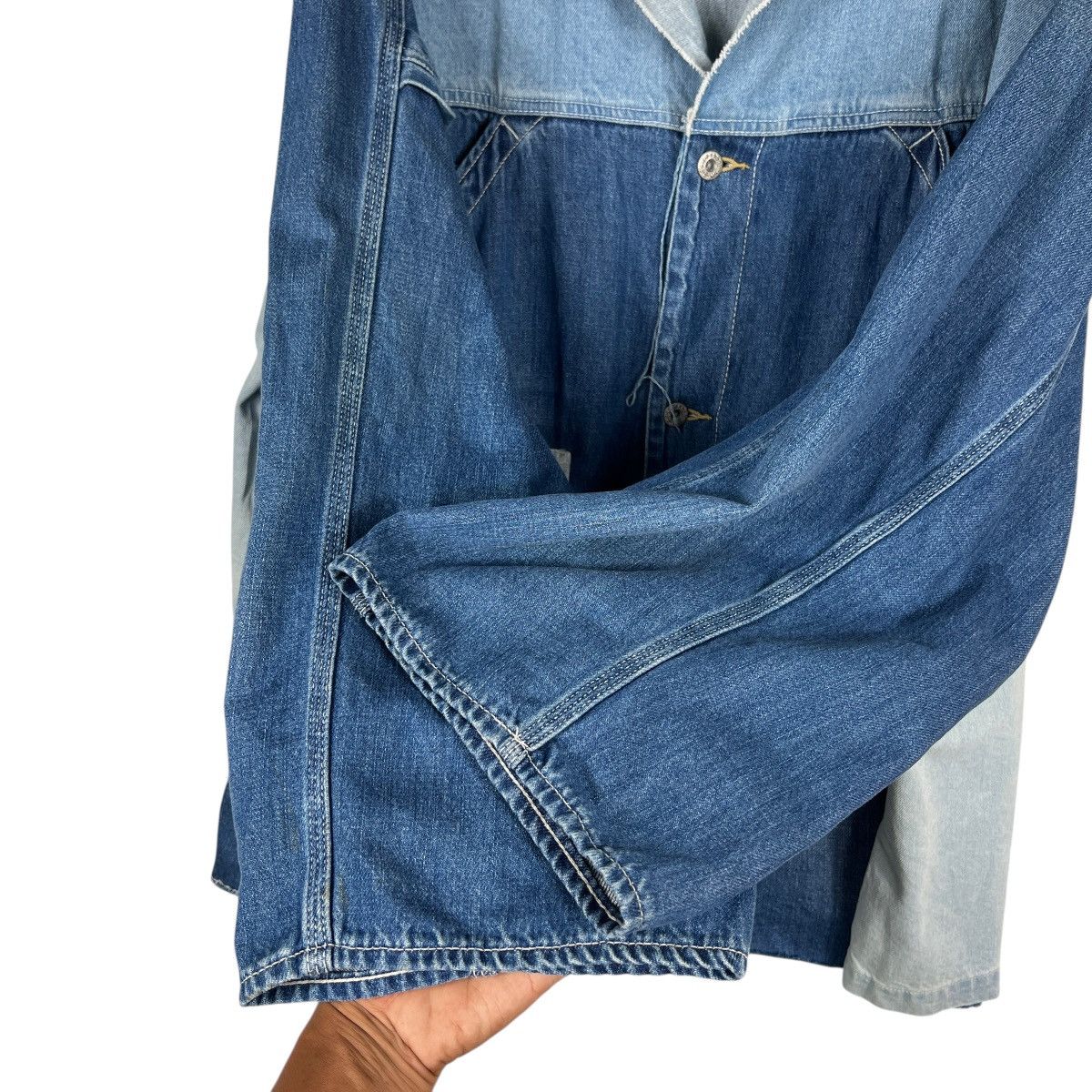 Ciaopanic Etsinta by Ciaopanic Denim Patchwork Jacket Size US L / EU 52-54 / 3 - 8 Thumbnail