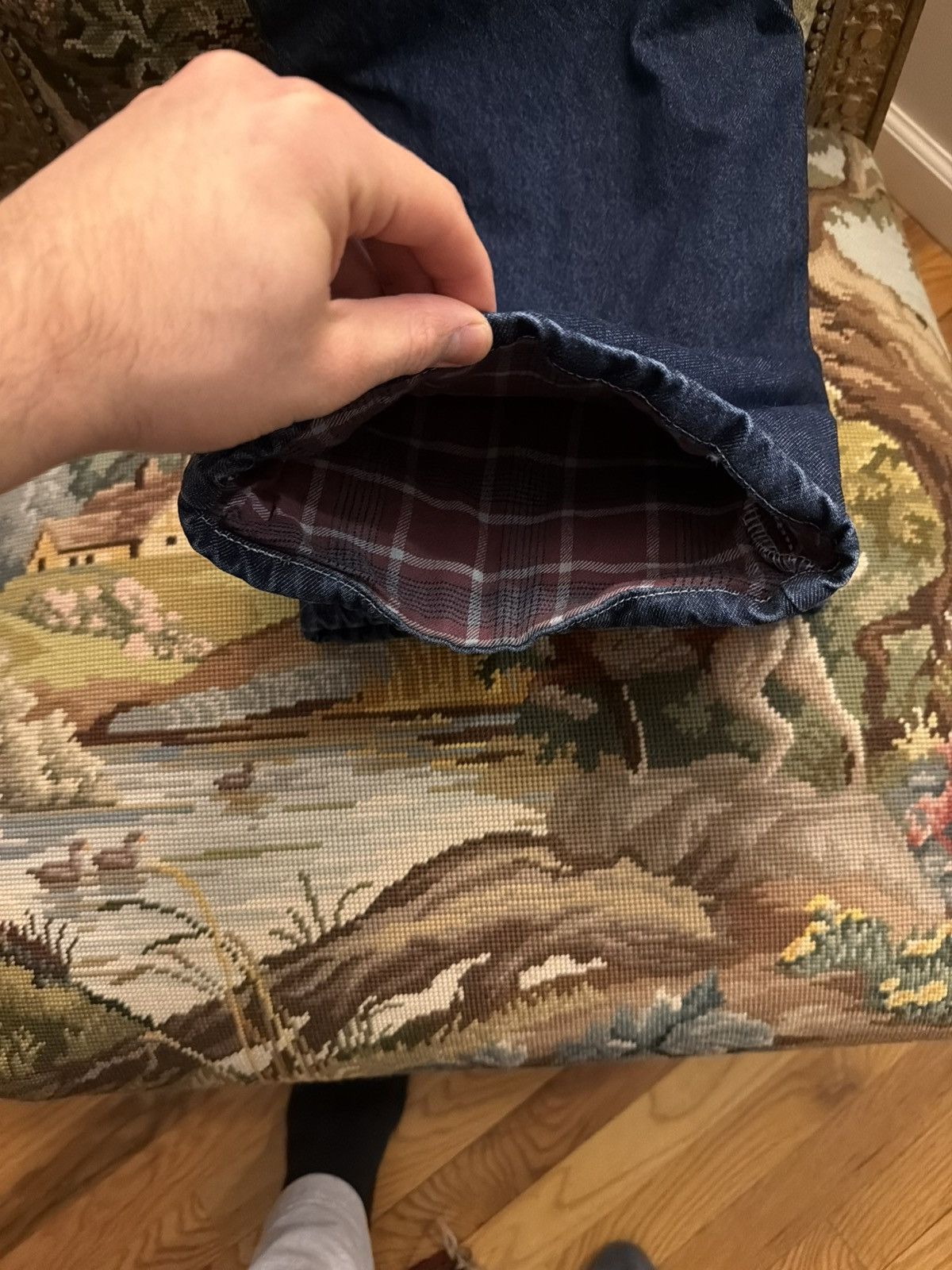 Dickies Dickies flannel lined 5 pocket jeans relaxed fit straight Size US 42 / EU 58 - 3 Thumbnail