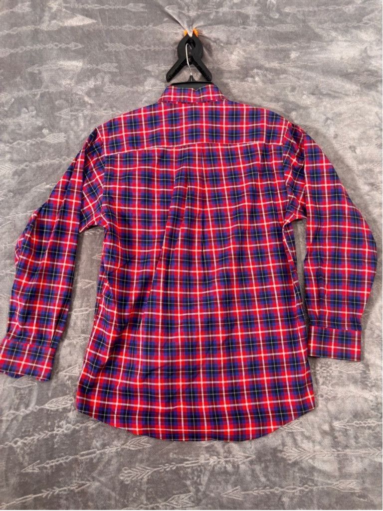 Jos. A. Bank Men's Jos. A. Bank Plaid Button Down Shirt Size S Red Blue Size US L / EU 52-54 / 3 - 9 Thumbnail