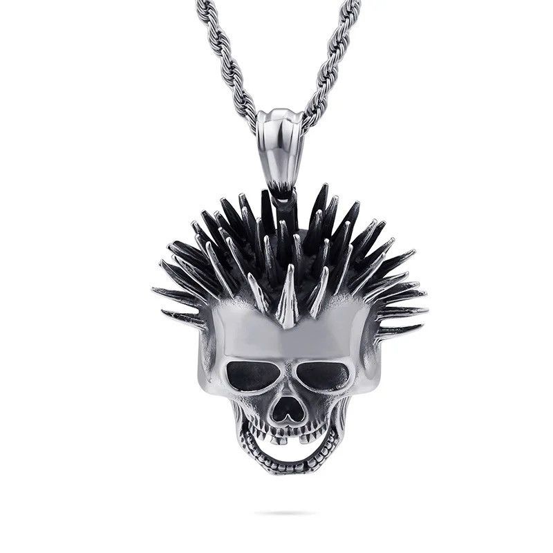 Vintage Retro Ghost Head Necklace Size ONE SIZE - 5 Thumbnail