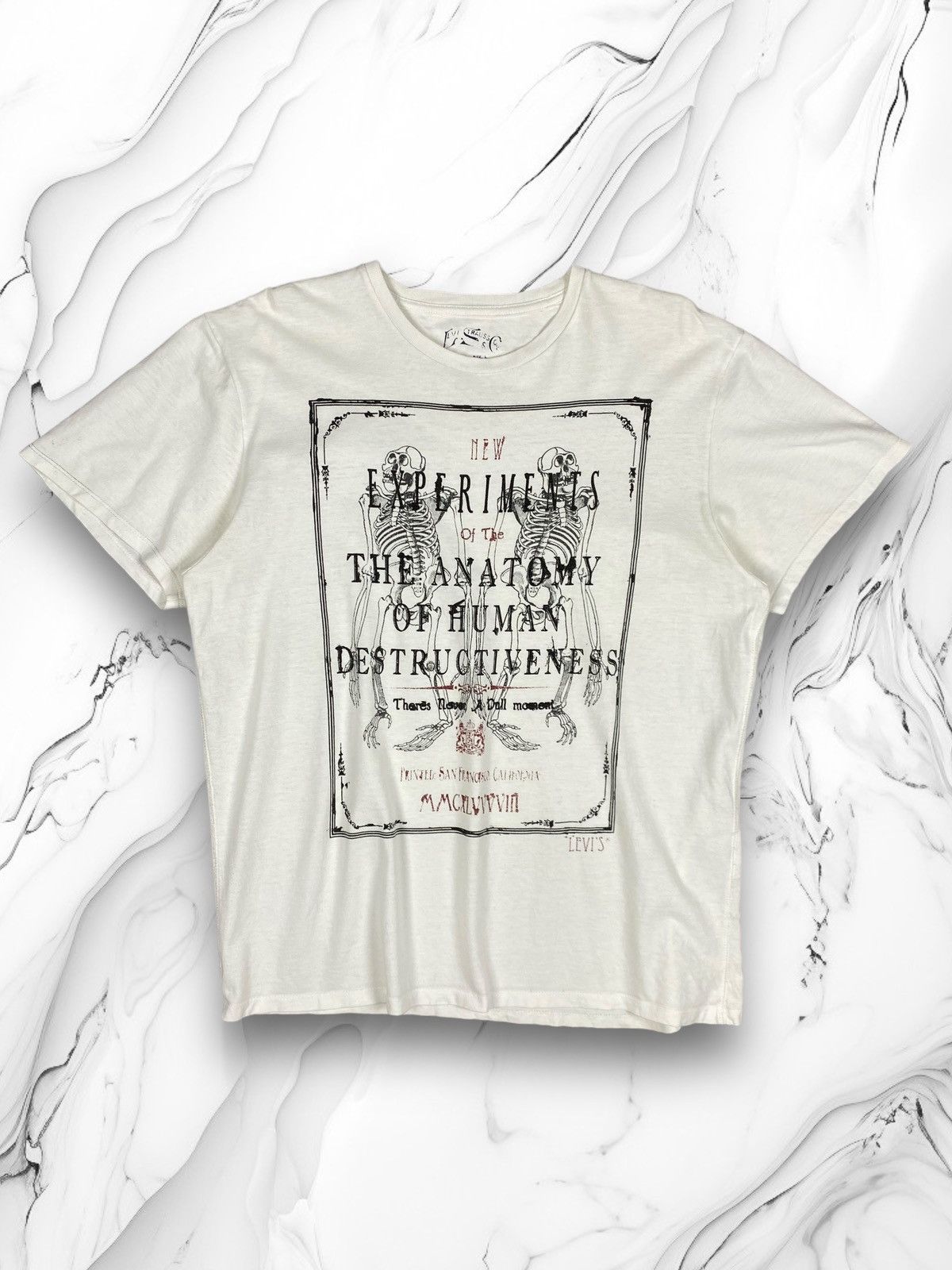 Levi's Levis Human Anatomy Tee T Shirt Size US L / EU 52-54 / 3 - 1 Thumbnail