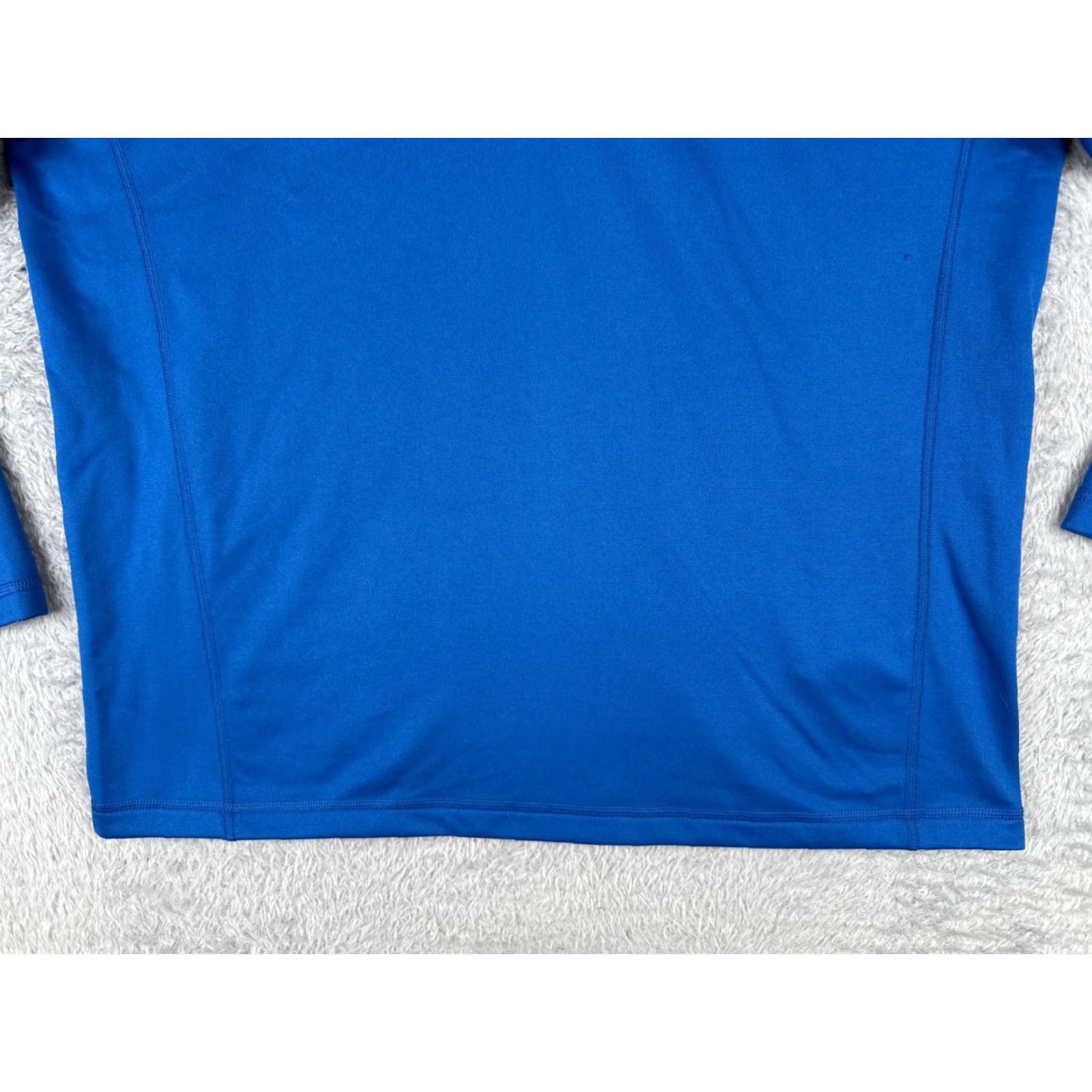 The North Face The North Face Sweater Mens XL Blue 1/4 Zip Mock Neck Polyester Fleece Embroidered Logo Pullover Casual Men’s Core Size US XL / EU 56 / 4 - 5 Thumbnail