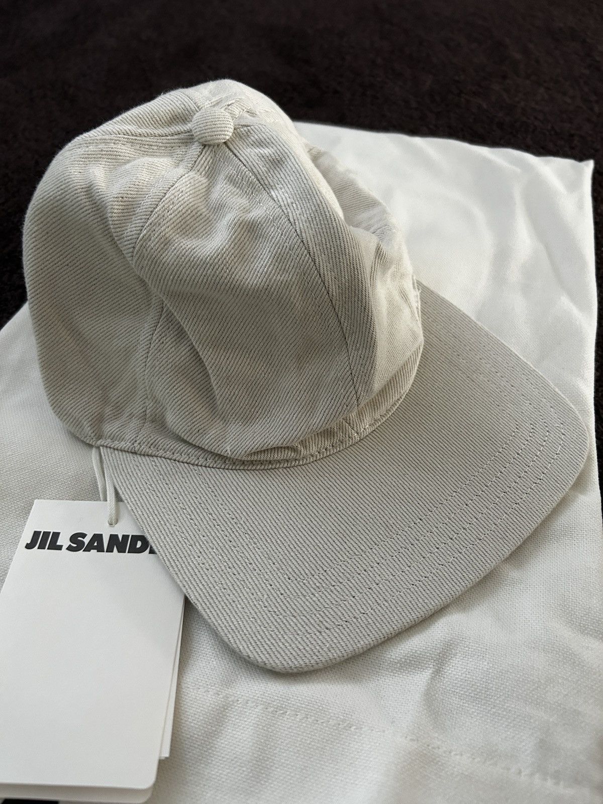 Jil Sander Jil Sander SS22 Cap white Size ONE SIZE - 5 Thumbnail